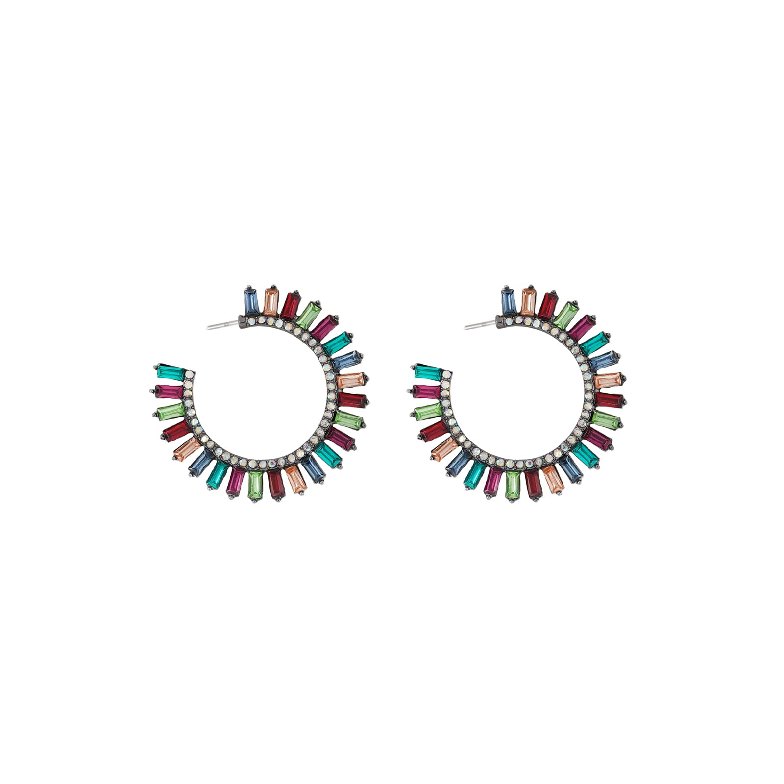 Joker & Witch Dafina Multicolour Spike Hoops