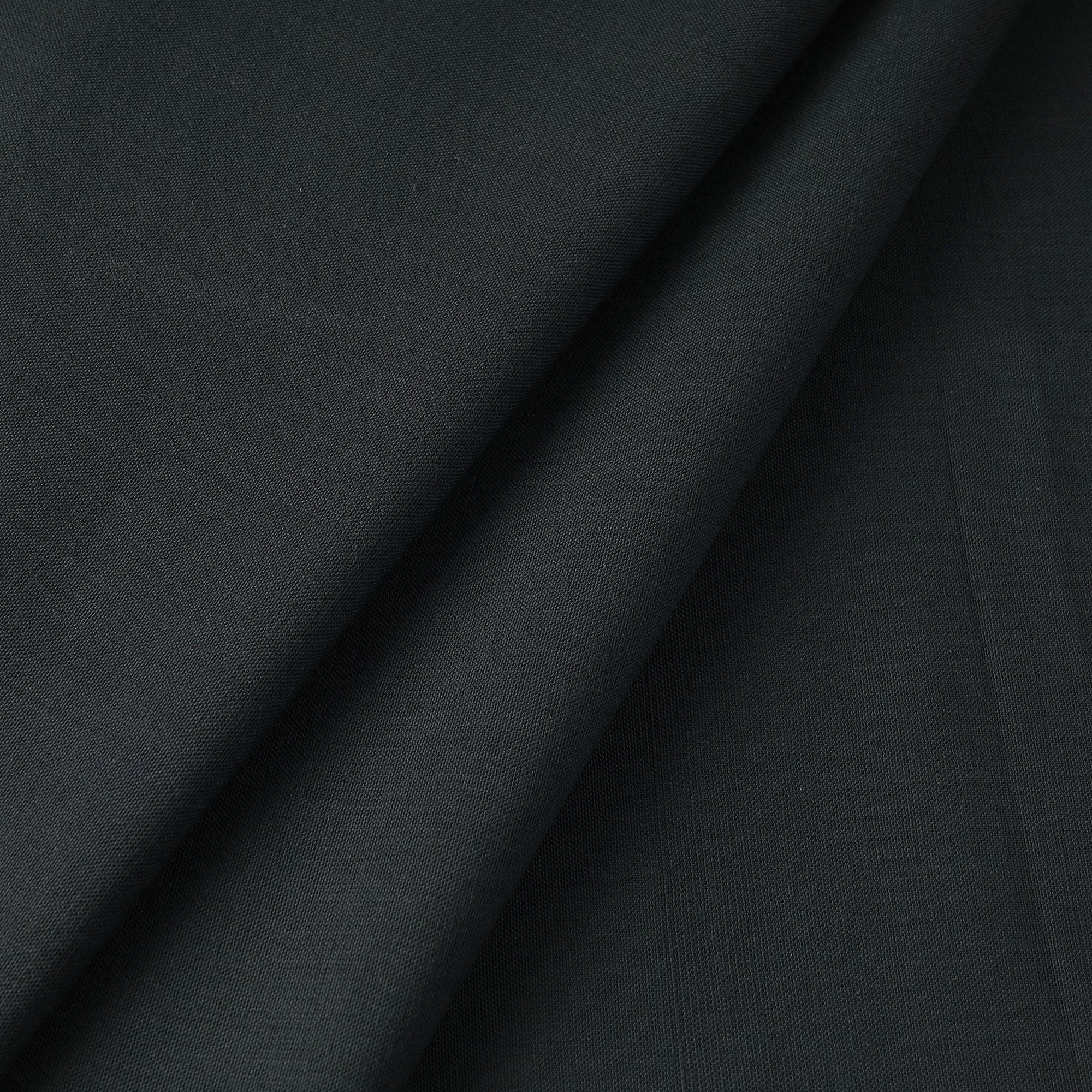 AHA VASTRA HANDLOOM Black - Jhiri Pure Handloom Cotton Fabric - view 2
