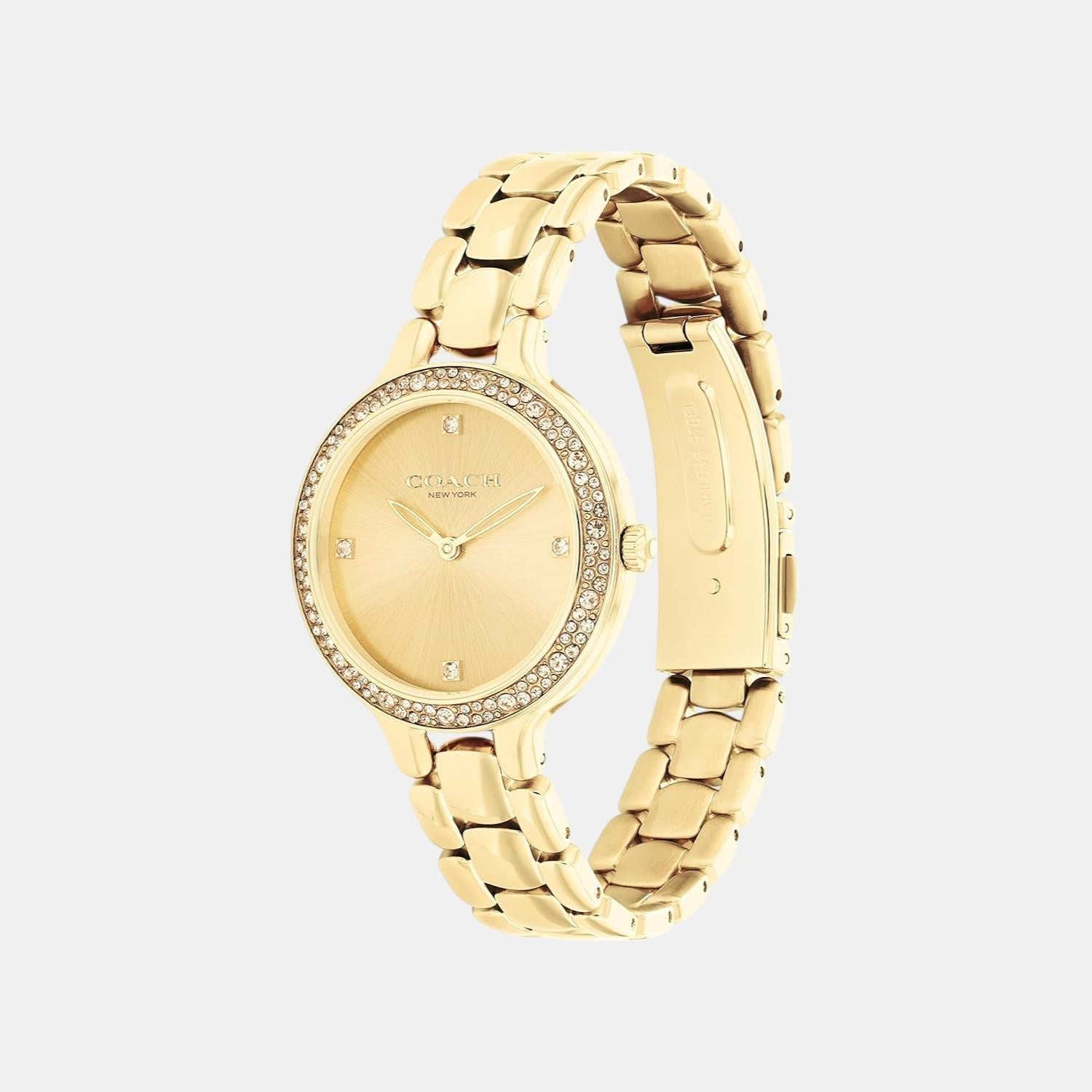 Coach Chelsea Women Quartz Thin Gold Dial Analog Stainless Steel Watch 14504125 - view 2