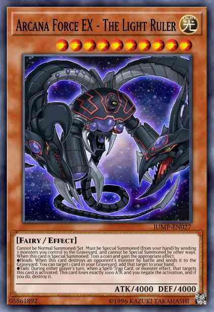 Yu-Gi-Oh! Arcana Force EX - The Light Ruler - JUMP-EN027 - Ultra Rare - Limited