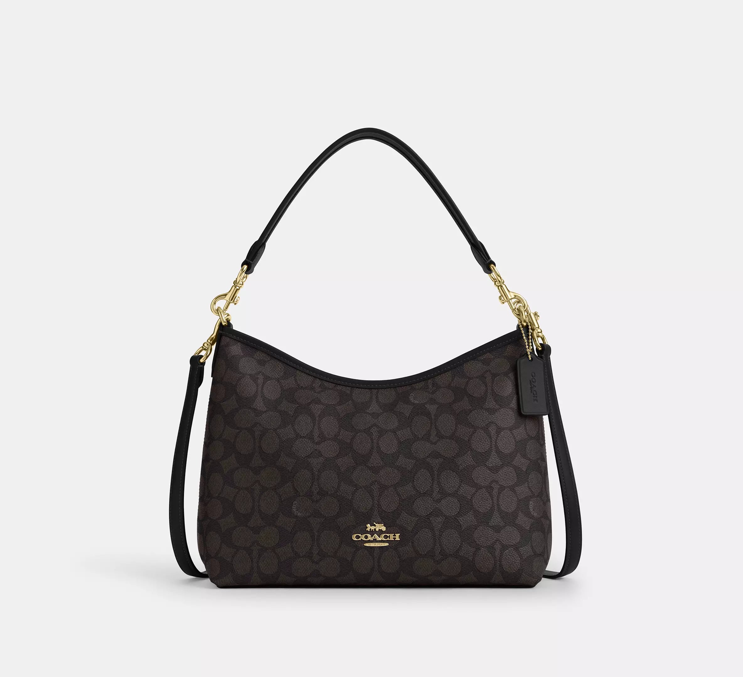 HYPE ELIXIR Coach Laurel Shoulder Bag In Signature Canvas