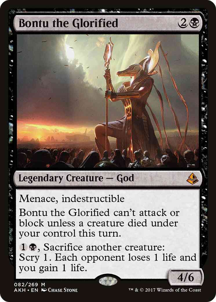 Magic Bontu the Glorified [82] [Amonkhet] [Non-Foil]