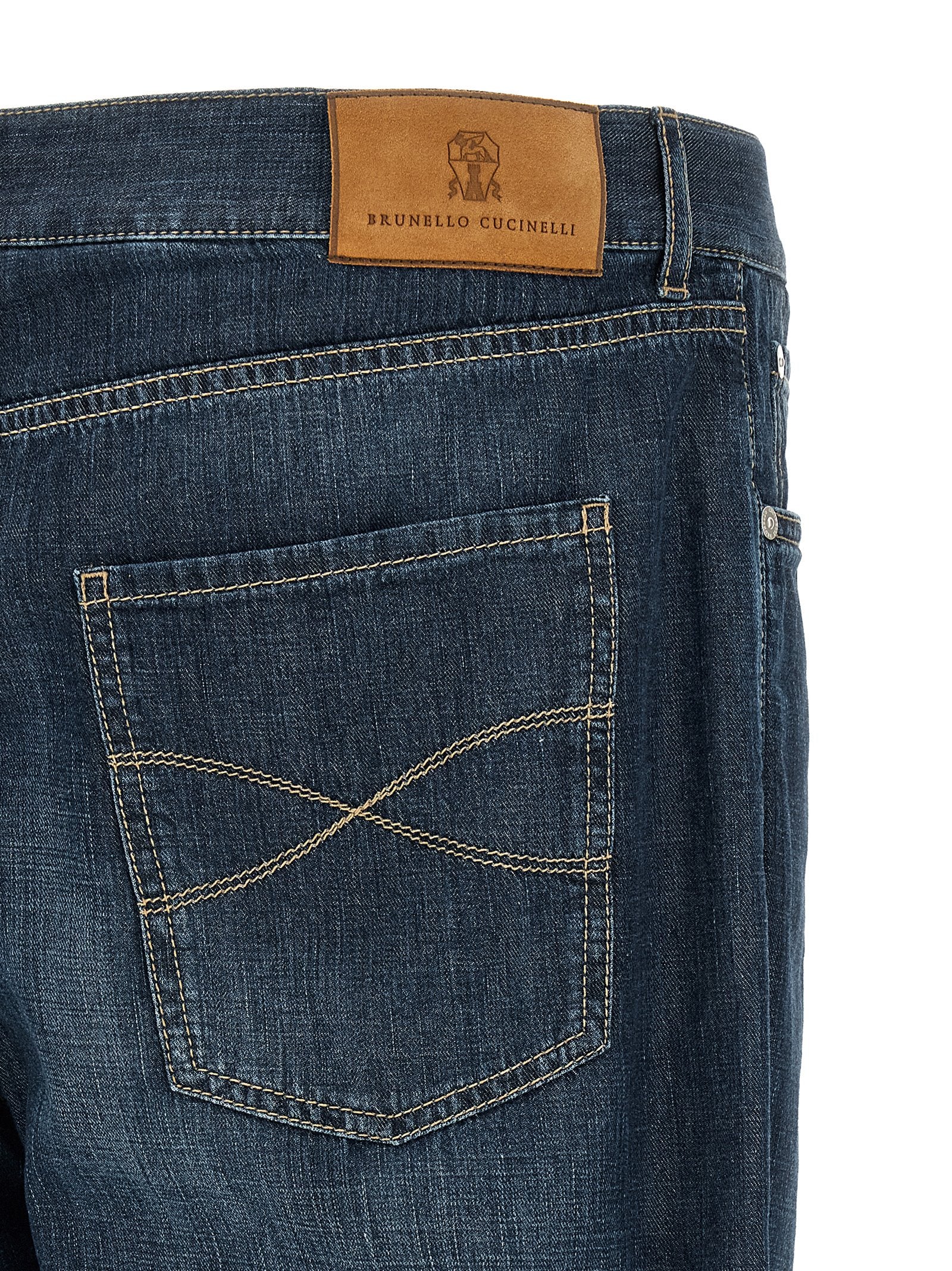 Brunello Cucinelli Jeans Denim Old – 100% cotton - view 4