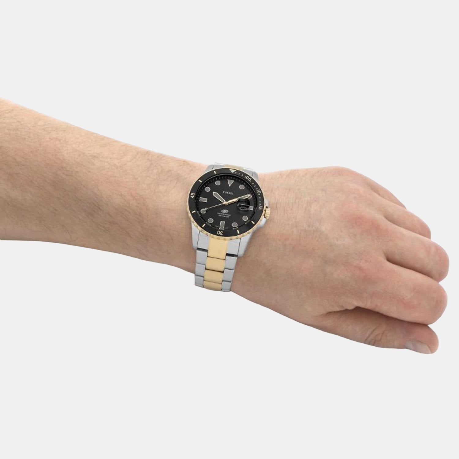 Fossil Blue Dive Men Quartz Black Dial Analog Stainless Steel Watch FS5951 - view 8