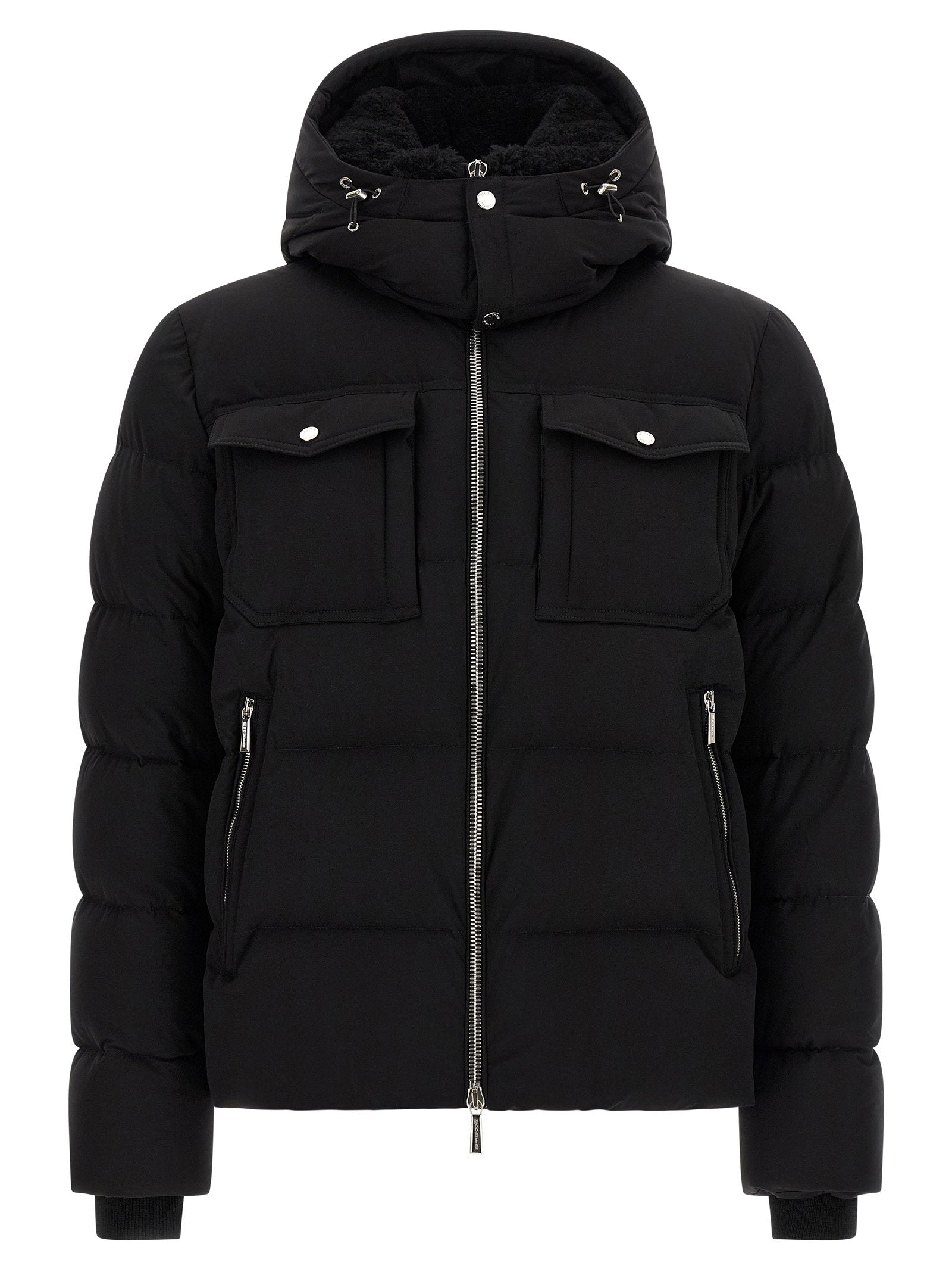 Moorer Alarick Bomber Jacket - Acqua Line – 90% wool, 10% cashmere