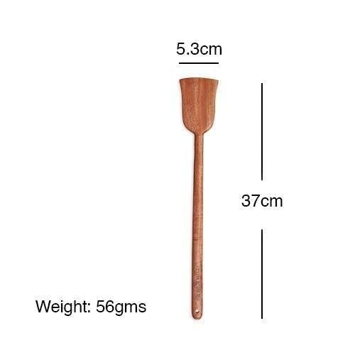 The Indus Valley Neem Wood Cooking Spoon - Large Flip (37CM | Handmade | 100% Natural) - view 2