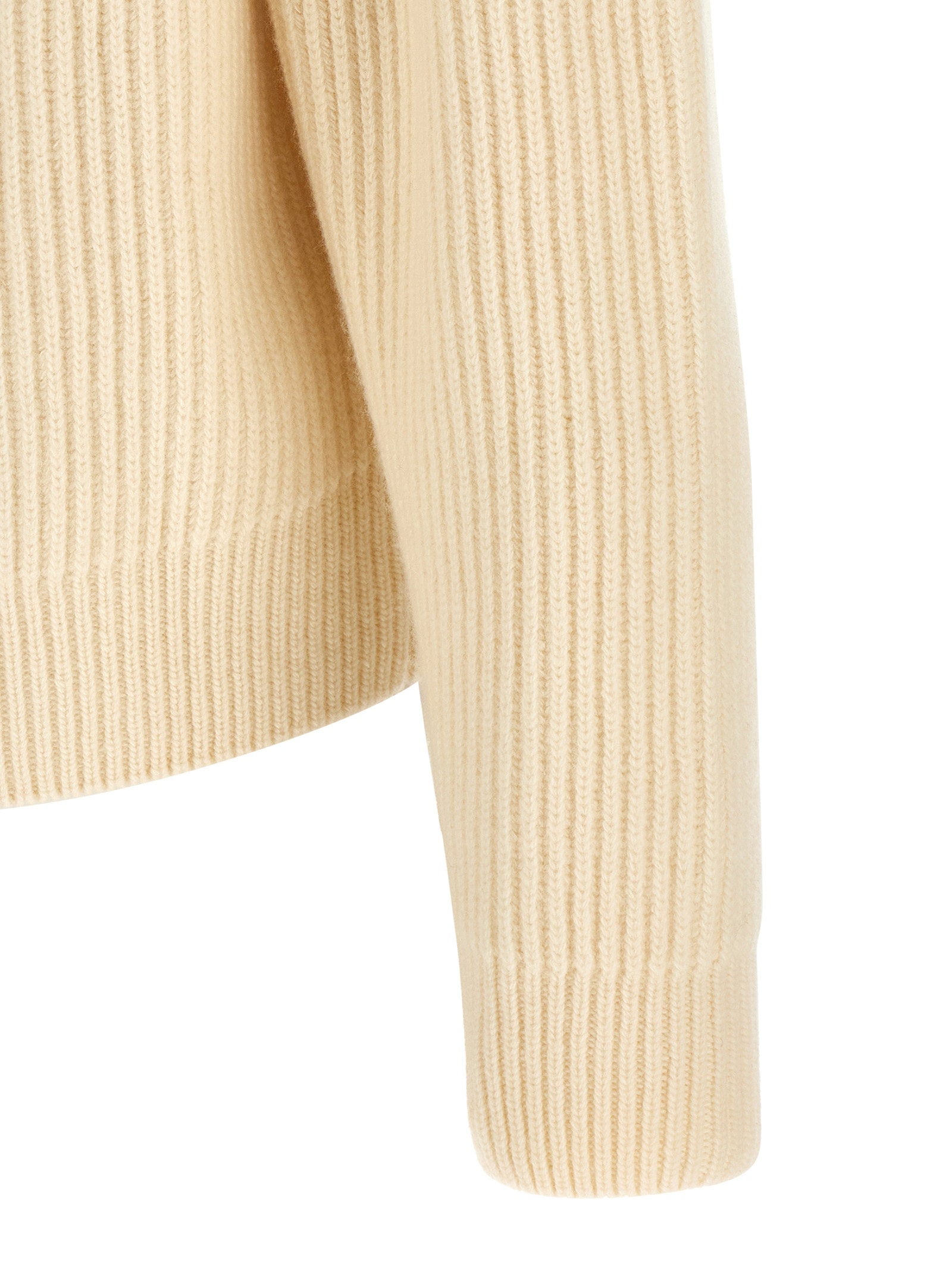 Jil Sander Fishermans Rib Sweater – 100% wool - view 4