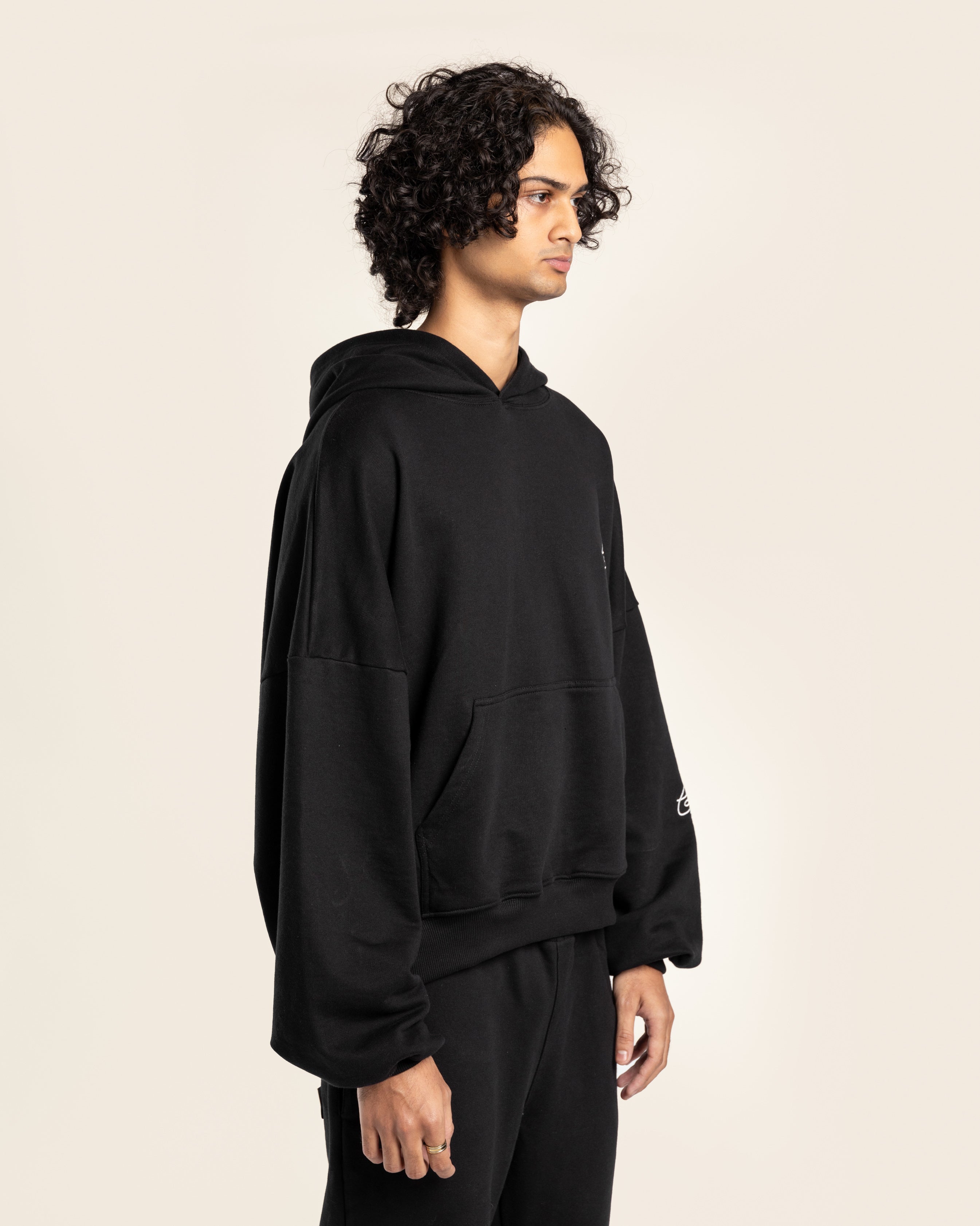 MNST GEAR Basic Hoodie 'black' - view 2