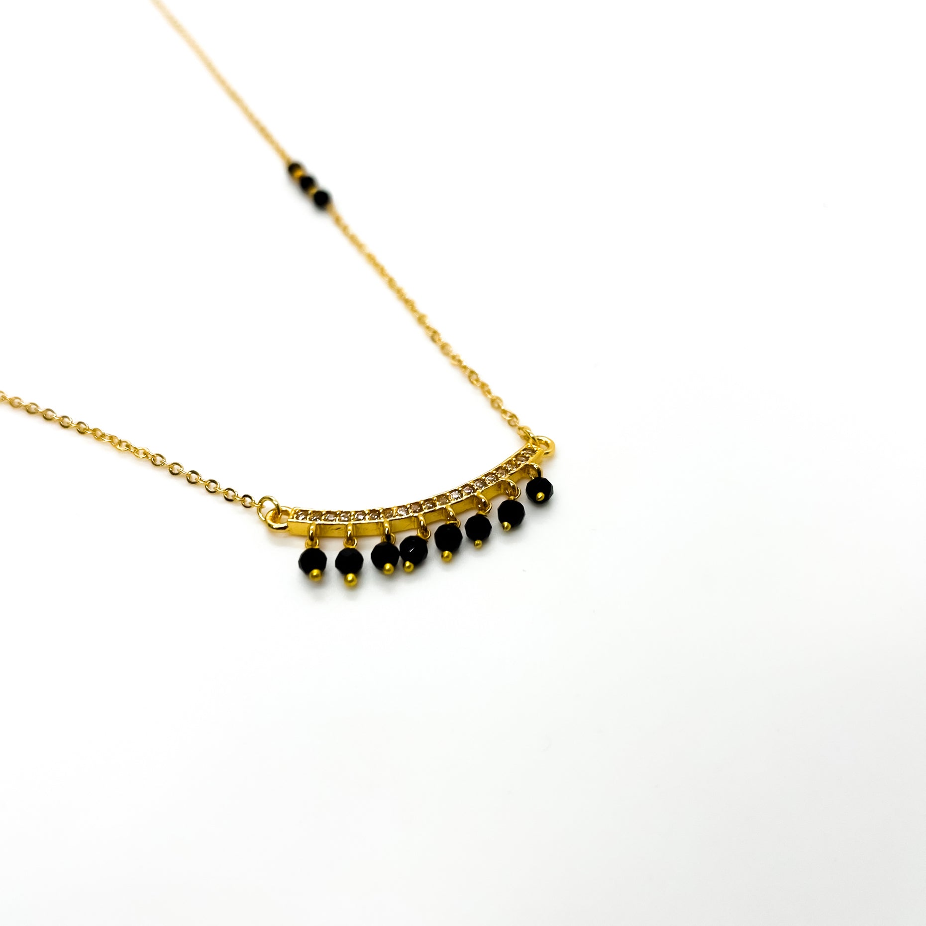 Branta Beautiful Diamond Mangalsutra For Women - view 3