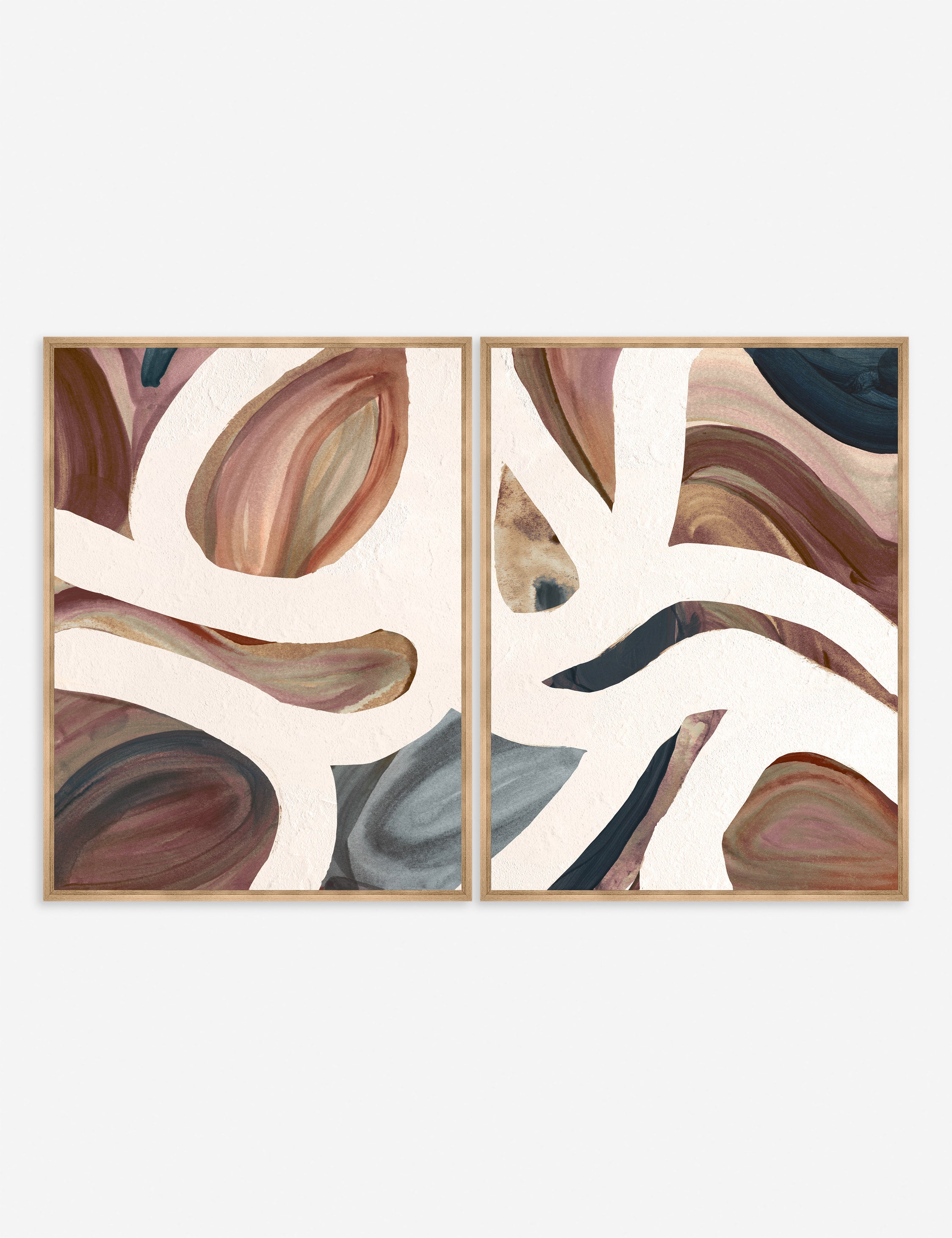 Lulu and Georgia Moon in Gemini Diptych Wall Art by Danielle Davis