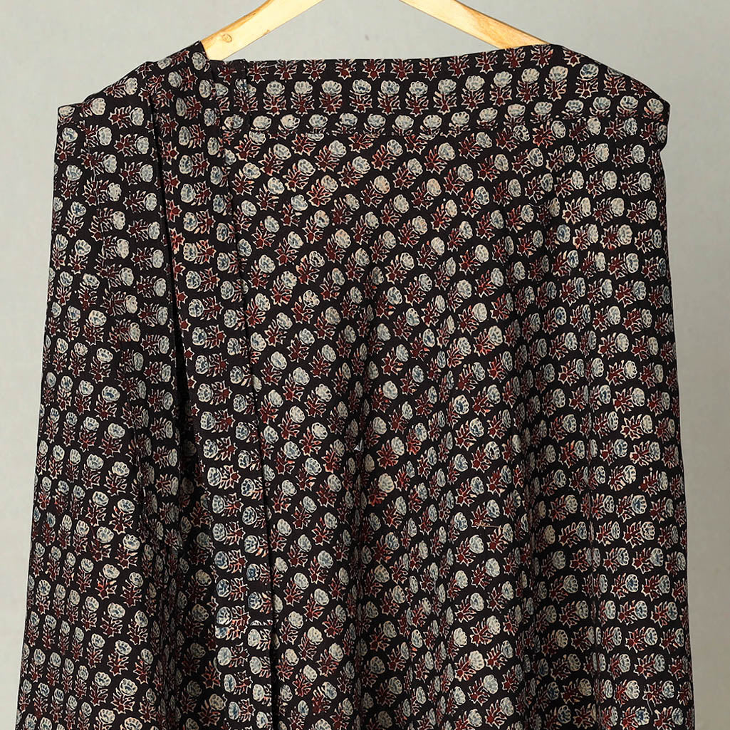 NOORI BAZAR Black - Block Print Cotton Wrap Around Ajrakh Skirt 24 - view 2
