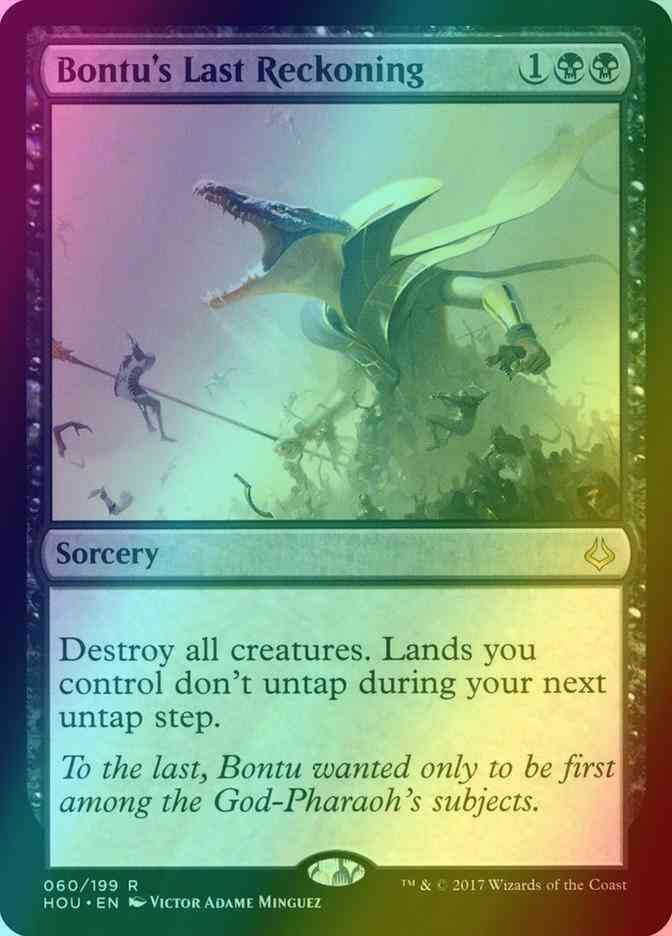 Last reckoning 60 – Magic Bontu's Last Reckoning [60] [Hour of Devastation] [Foil]