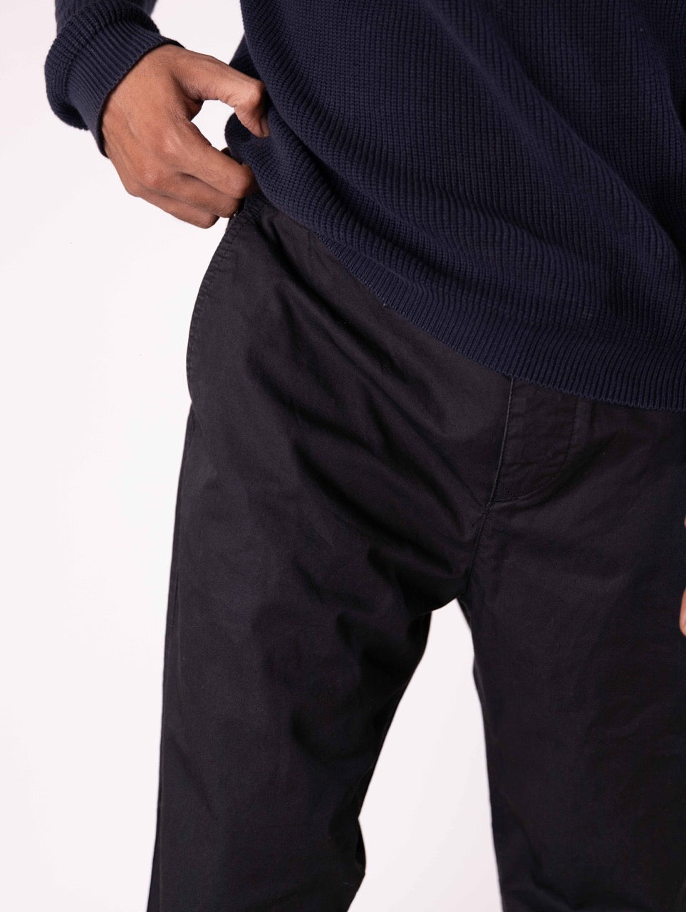 Burberry Brit Men's Black Slim Fit Chinos Trousers - view 2