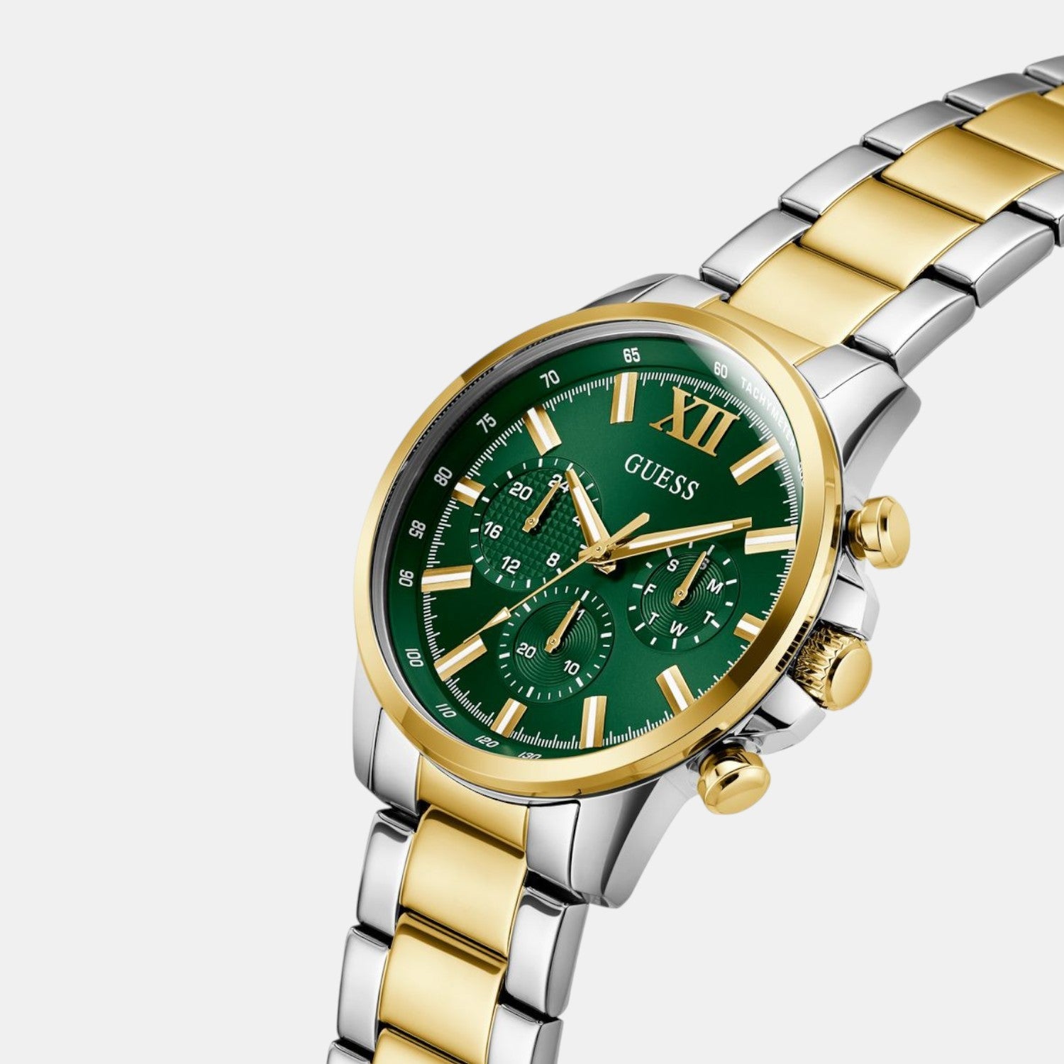 Guess Dress Men Quartz Green Dial Chronograph Stainless Steel Watch GW0900G5 - view 4