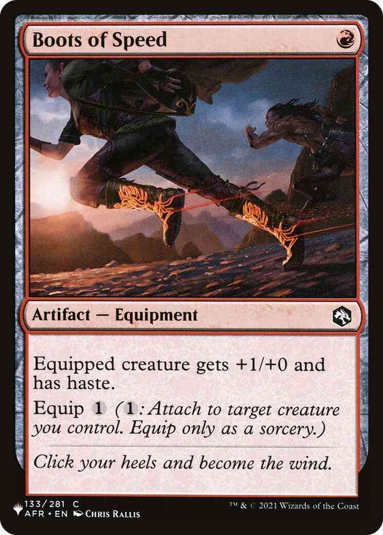 Magic Boots of Speed [AFR-133] [The List] [Non-Foil]