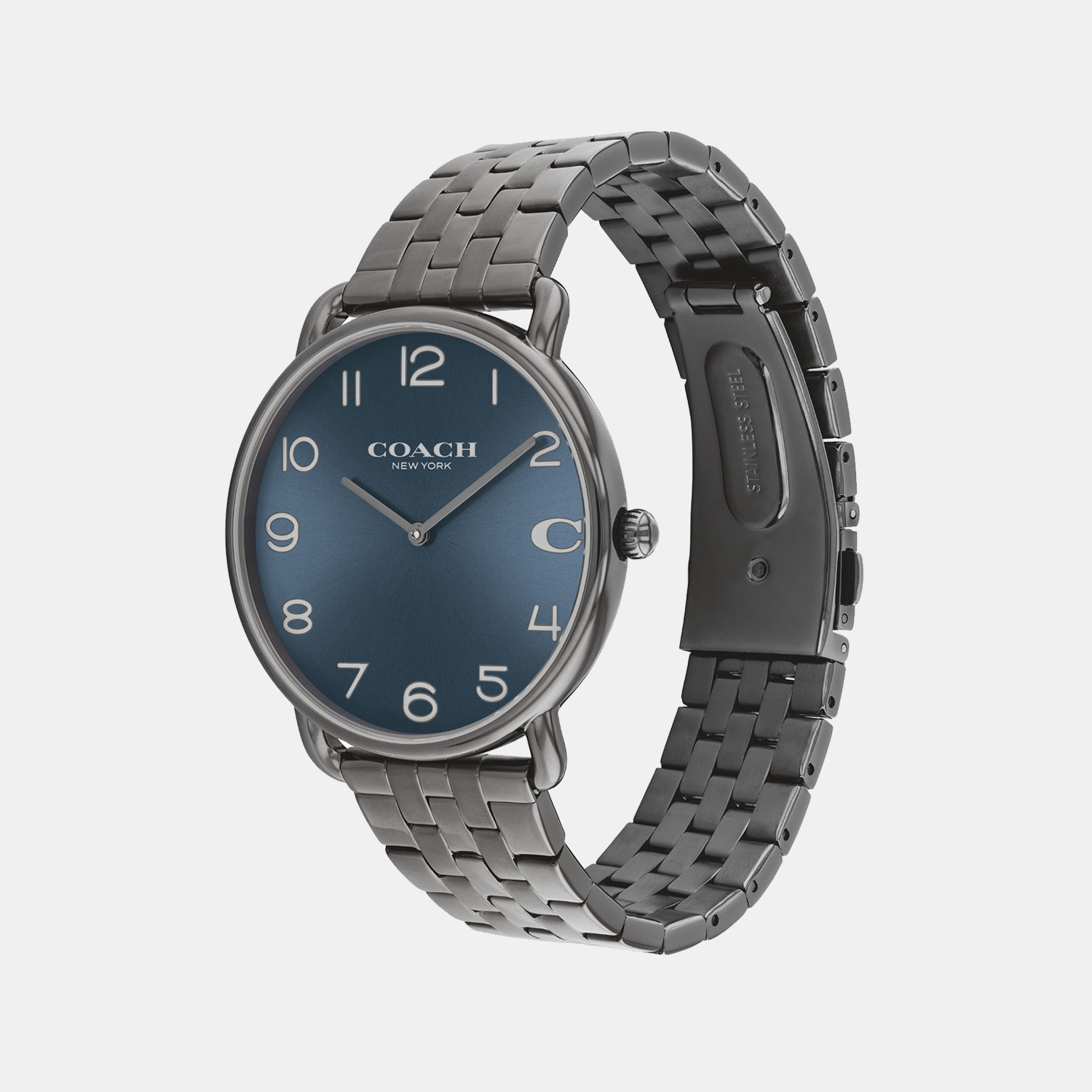 Coach Elliot Men Quartz Blue Dial Analog Stainless Steel Watch 14602671 - view 2