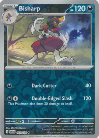 Common sv01-133 reverse – Pokémon Bisharp - 133/198 - Common [sv01-133] [Reverse Holo]