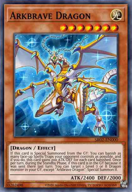 Yu-Gi-Oh! Arkbrave Dragon - SR02-EN000 - Ultra Rare - 1st Edition
