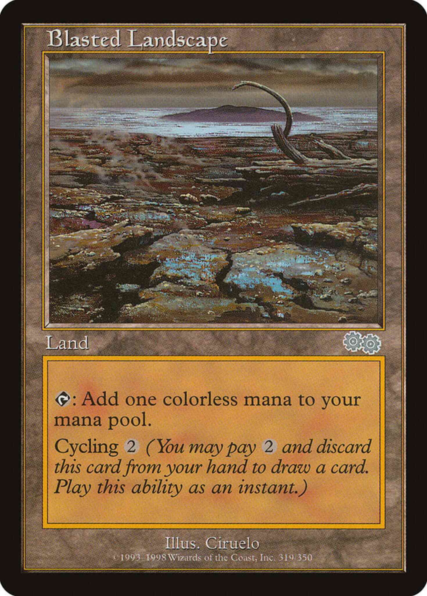 Blasted landscape 319 – Magic Blasted Landscape [319] [Urza's Saga] [Non-Foil]