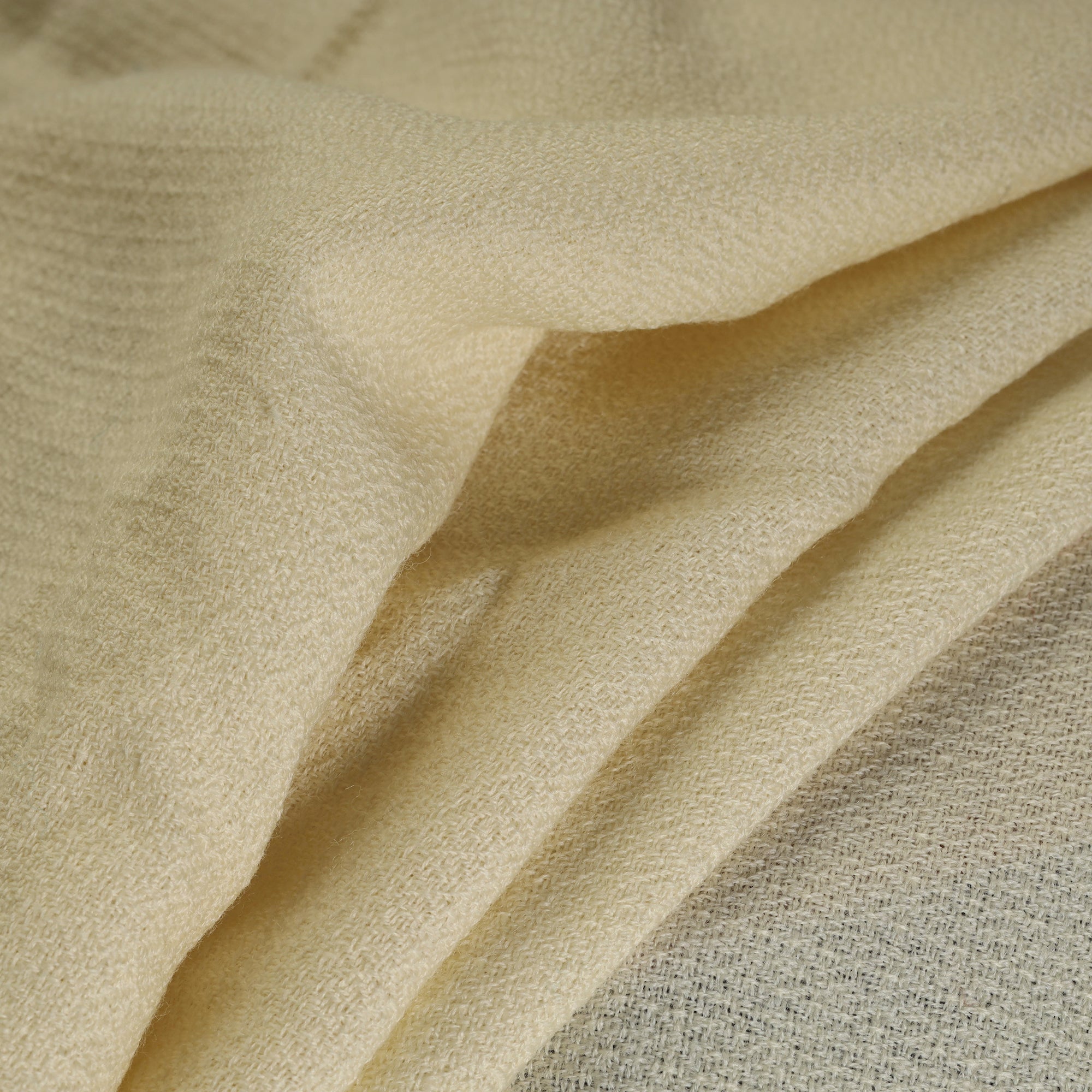 KILMORA Beige - Kumaun Handwoven Merino Woollen Fabric 13