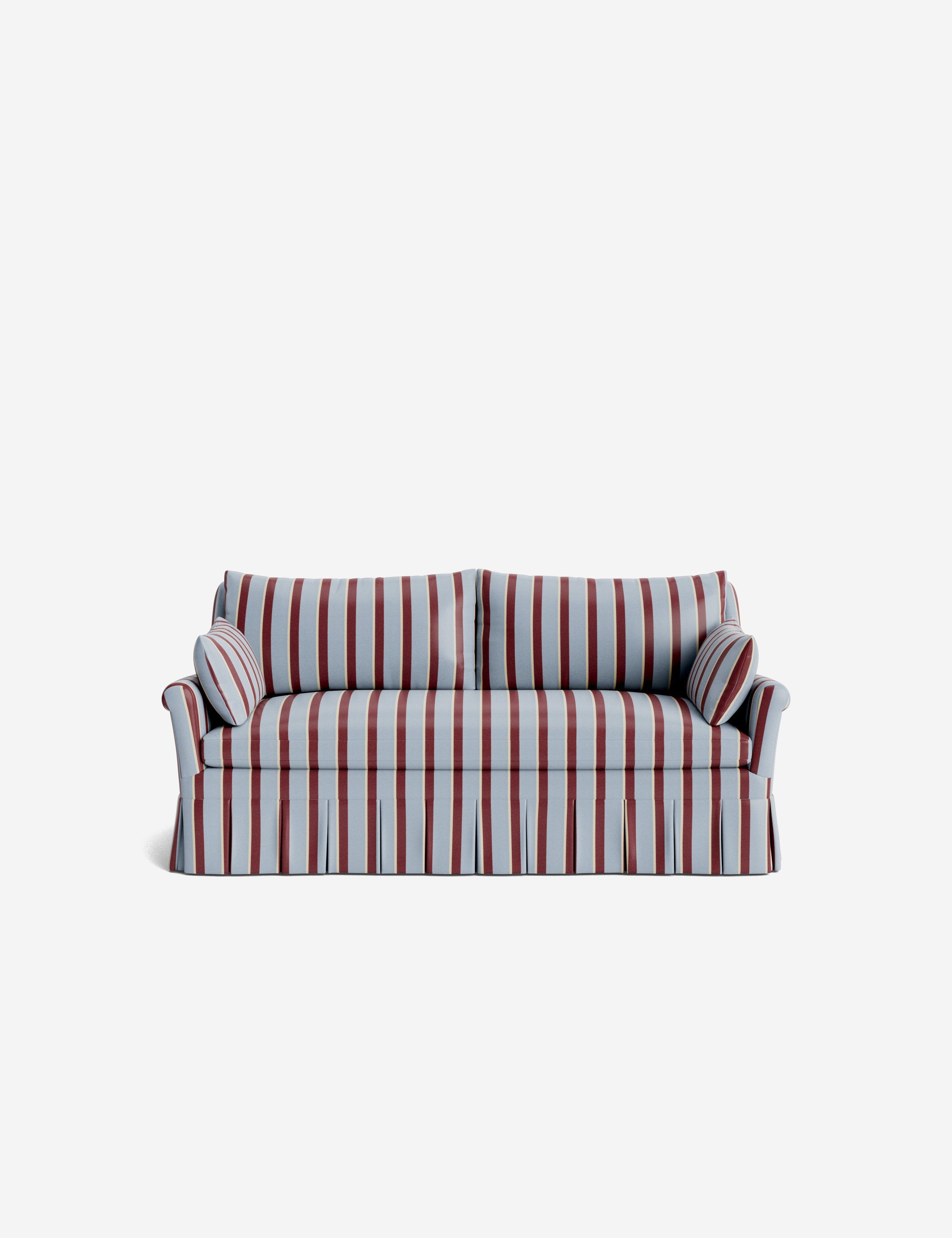 Lulu and Georgia Portola Rolled Arm Pleated Sofa - view 154