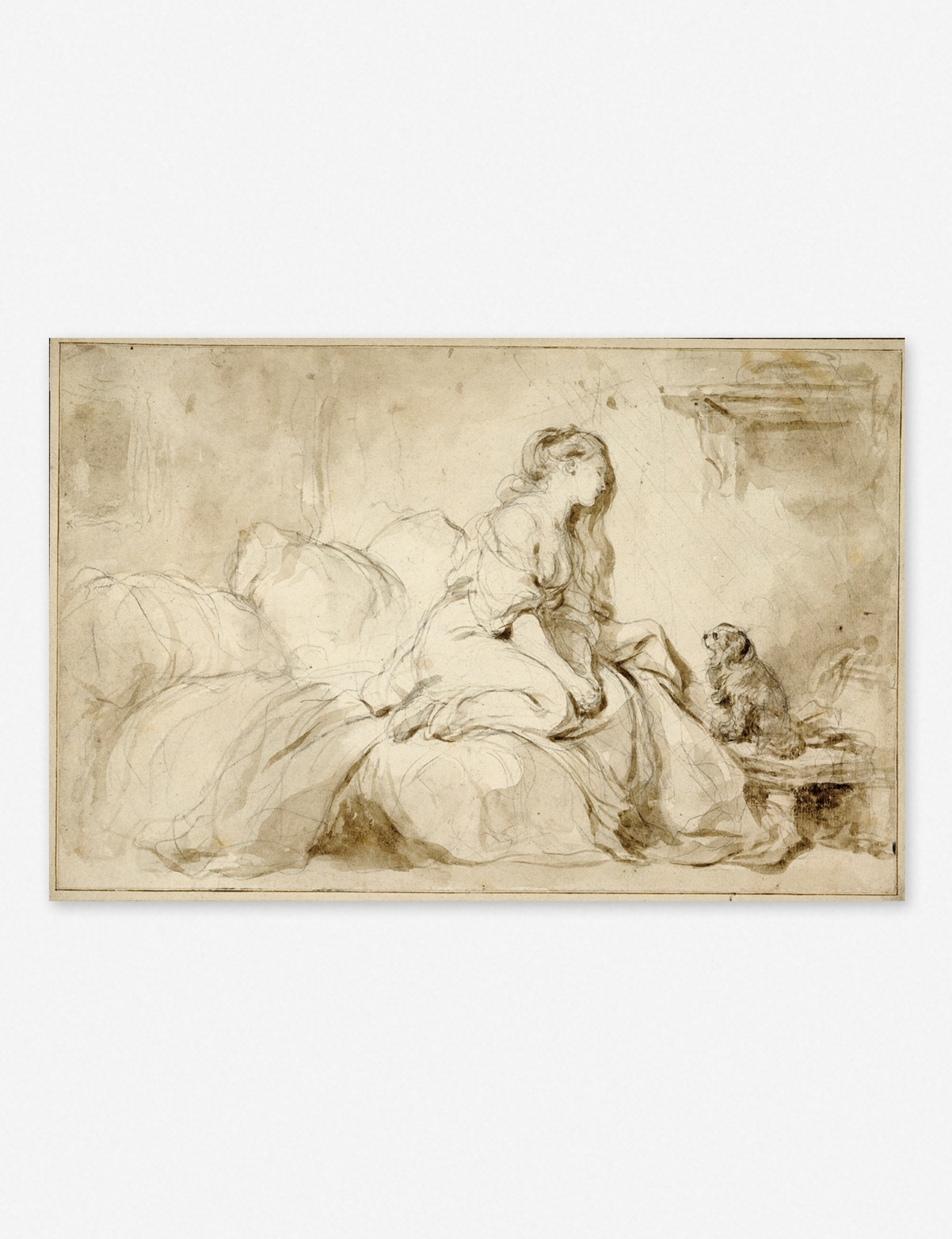 Oh if only – Lulu and Georgia Oh! IF Only He Were as Faithful to Me Wall Art by Jean-Honoré Fragonard, Original Work held by the J. Paul Getty Museum
