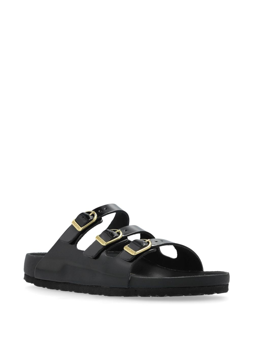 Birkenstock Florida Fresh Natural Leather Patent Sandals - view 6