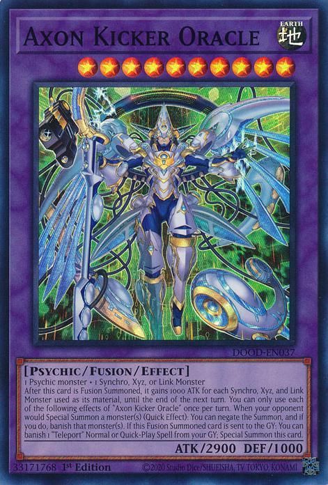 Yu-Gi-Oh! Axon Kicker Oracle - DOOD-EN037 - Super Rare - 1st Edition