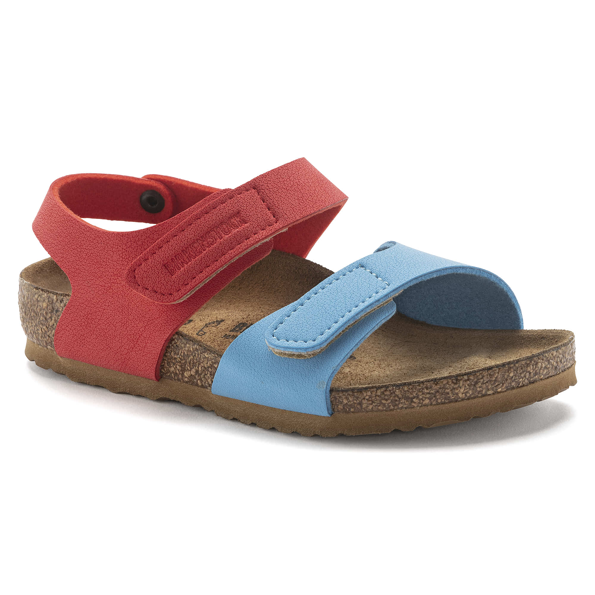 Birkenstock Palu Kids Birko-Flor Nubuck – Multi Multi/Sky Blue/Active Red - view 6