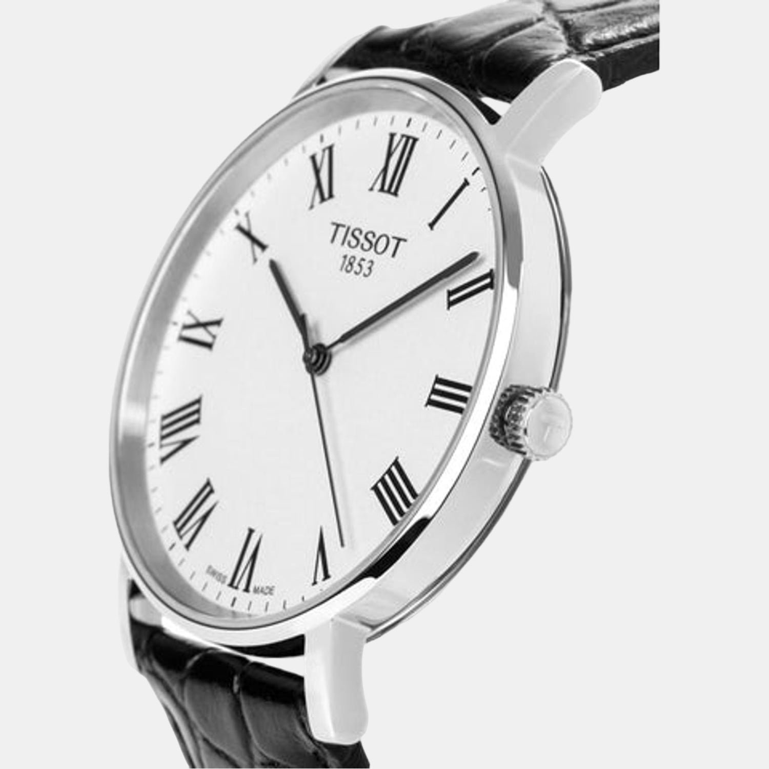 Tissot Everytime Unisex Analog Leather Watch T1094101603301 - view 2