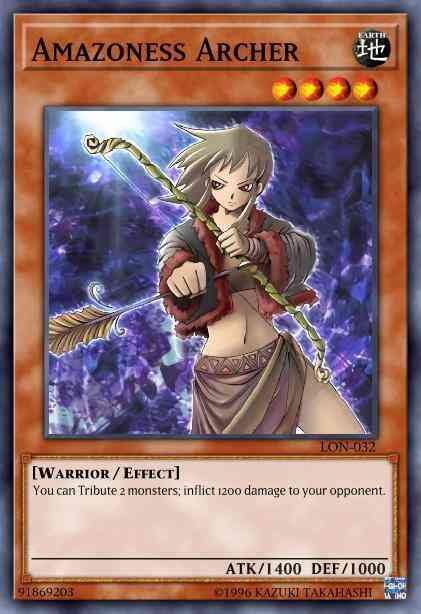 Yu-Gi-Oh! Amazoness Archer - LON-032 - Common - Unlimited