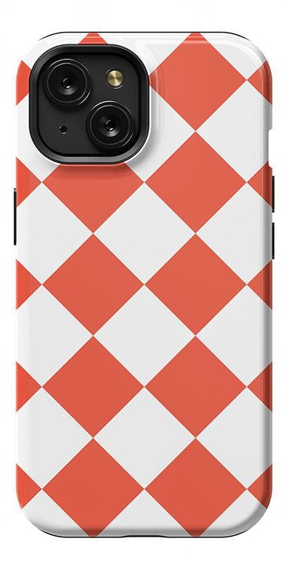 Casetry Red Checkerboard | High Contrast Design Case - view 2