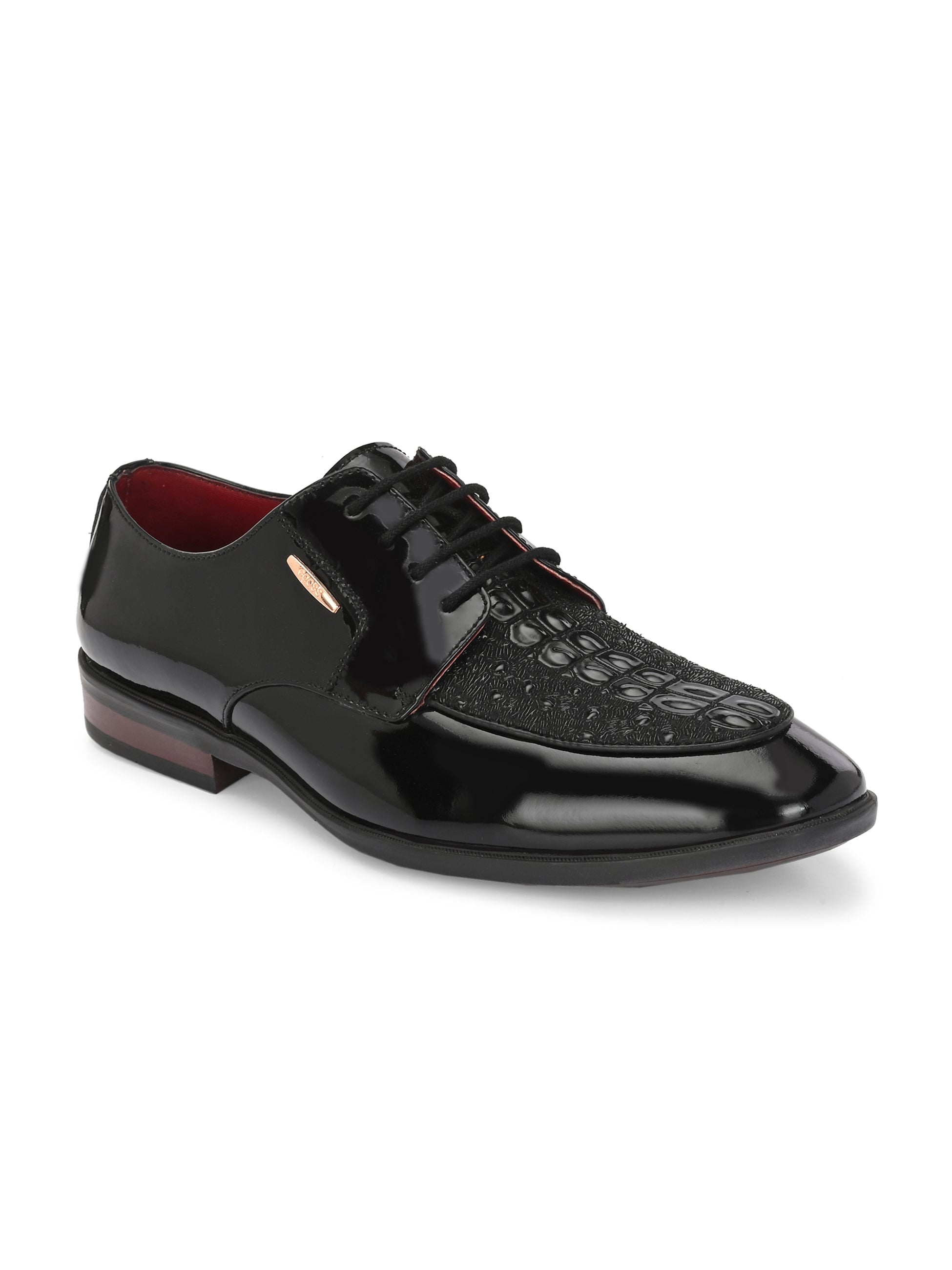 Egoss Shoes Titanium Party Lace-Ups by Aspeerio - view 4