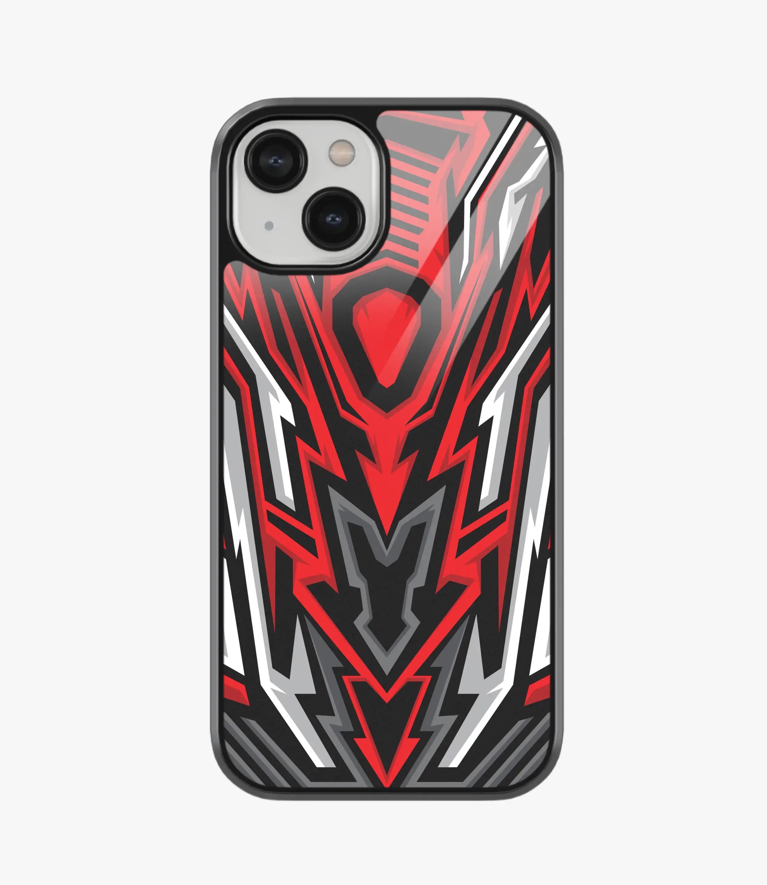 The Case Company Abstract Speed Demon Pattern Glass Case