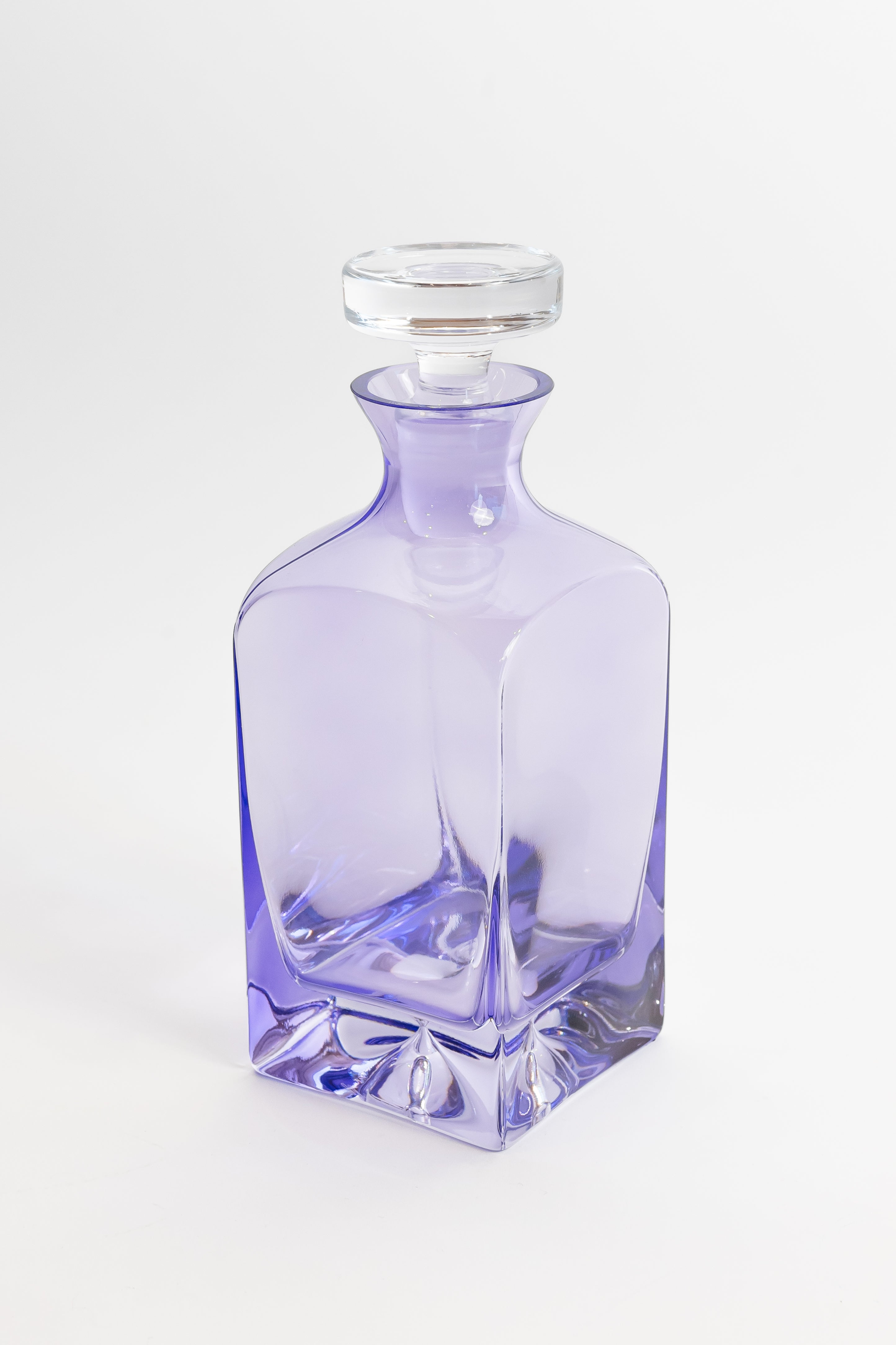 Estelle Colored Glass Estelle Colored Decanter - Heritage {Lavender} - view 2
