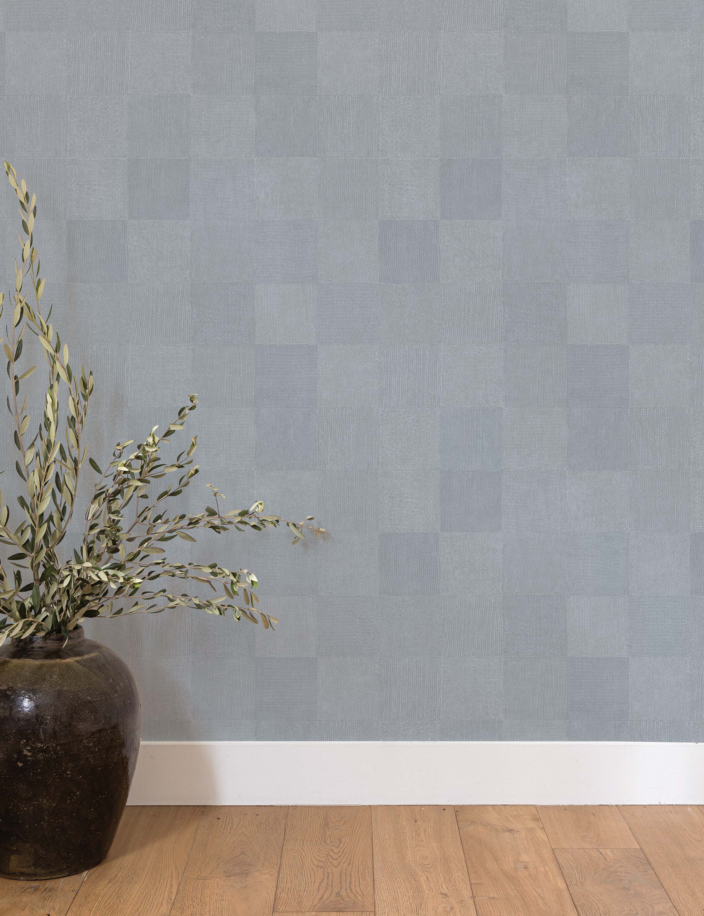 Lulu and Georgia Textured Check Peel + Stick Wallpaper by Pure Salt - view 3