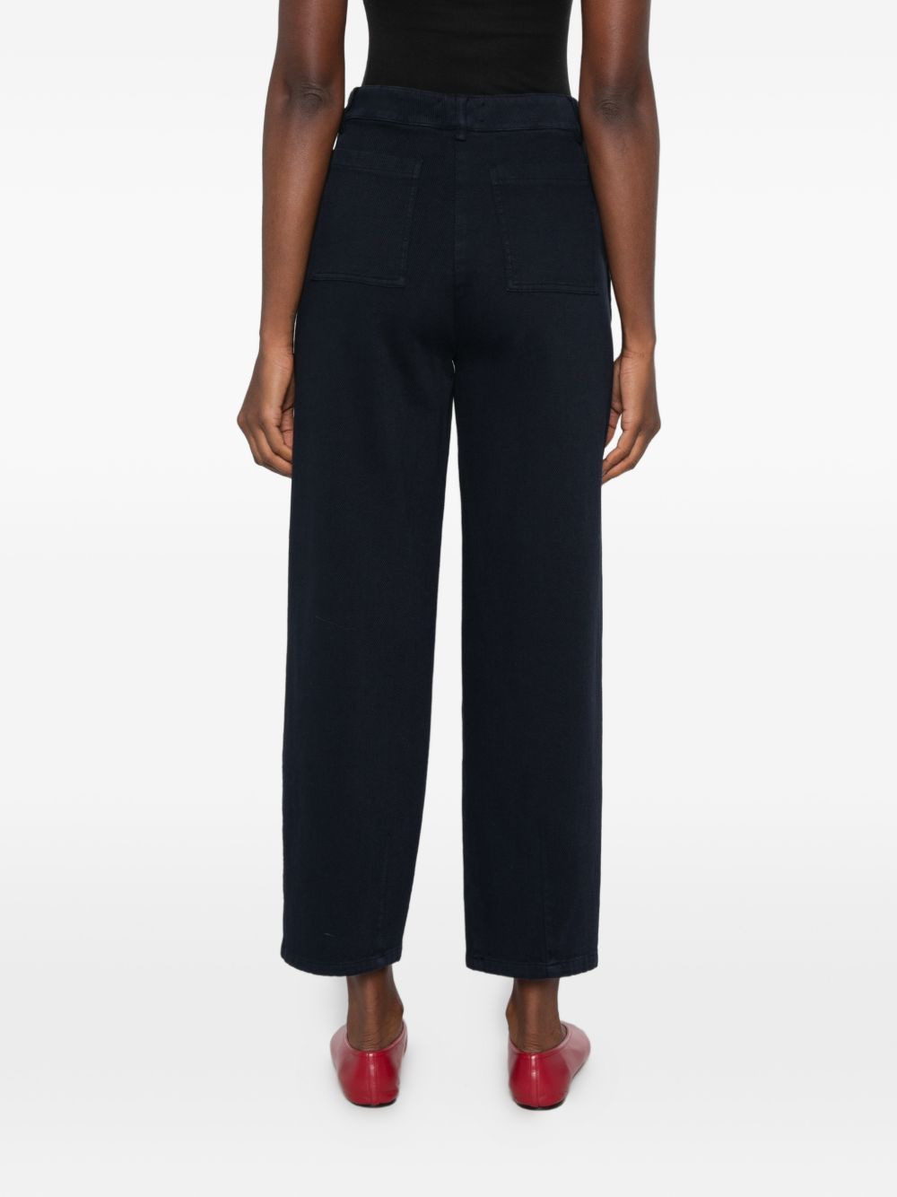 VIA MASINI 80 Trousers NAVY – Cotton 98%, Elastane 2% - view 2