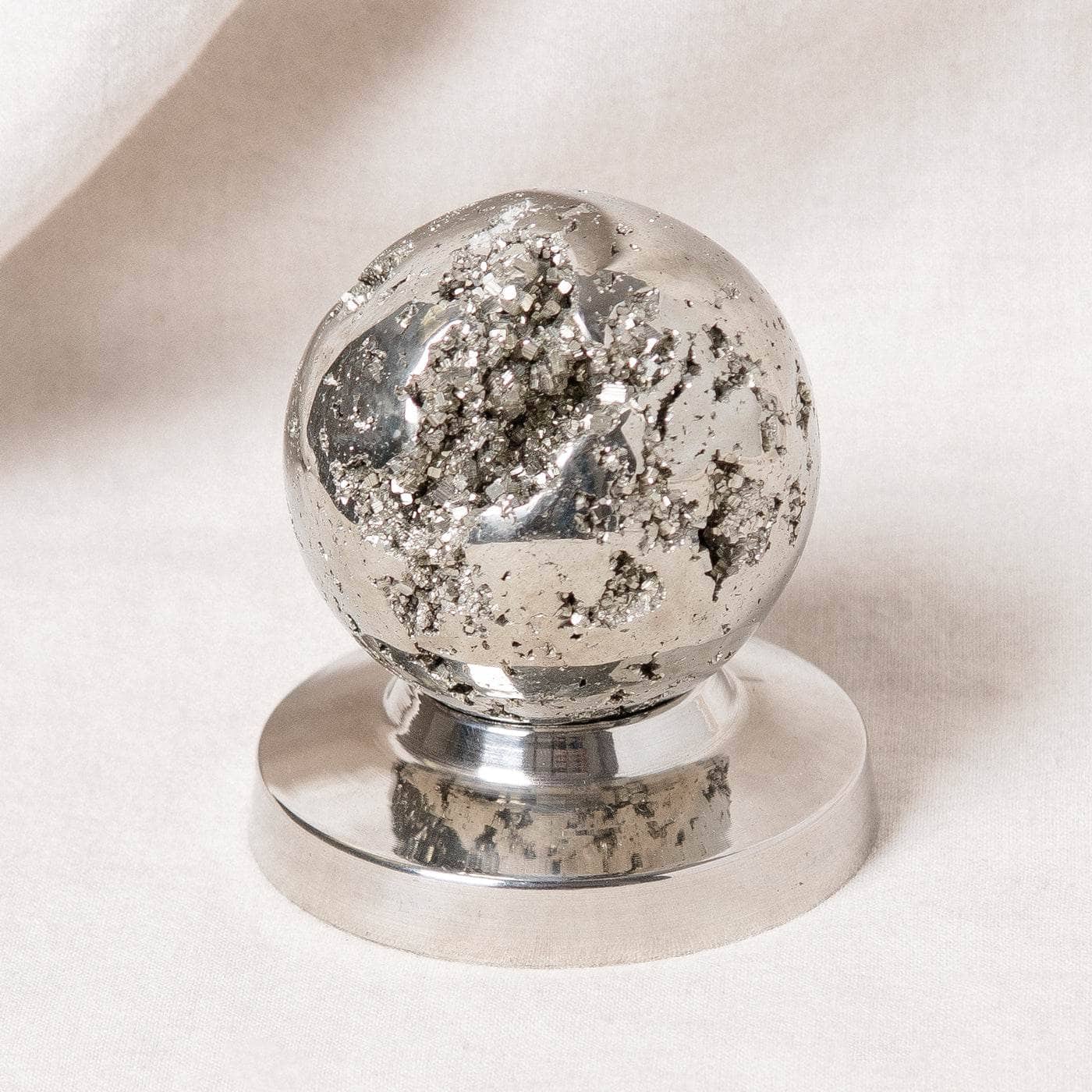 Tiny Rituals Natural Pyrite Sphere - AAA Premium Quality - view 7