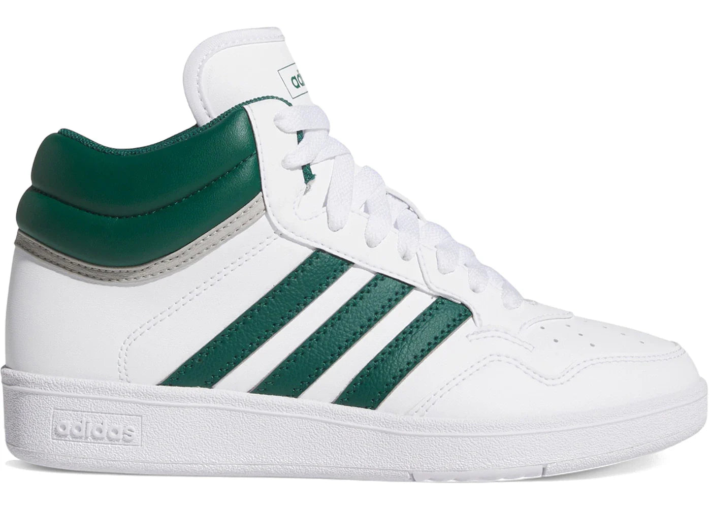 Hoops 4 0 – adidas Hoops 4.0 Mid Cloud White Collegiate Green Grey Two (GS)