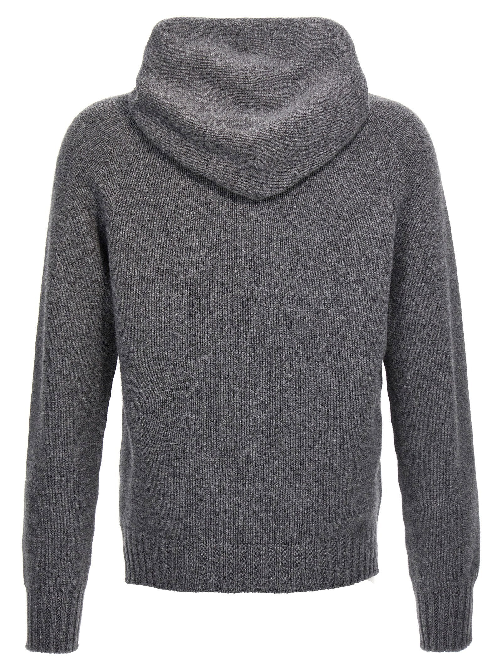 Ma'ry'ya Wool Hooded Sweater – 75% wo, 15% se, 10% ws - view 2