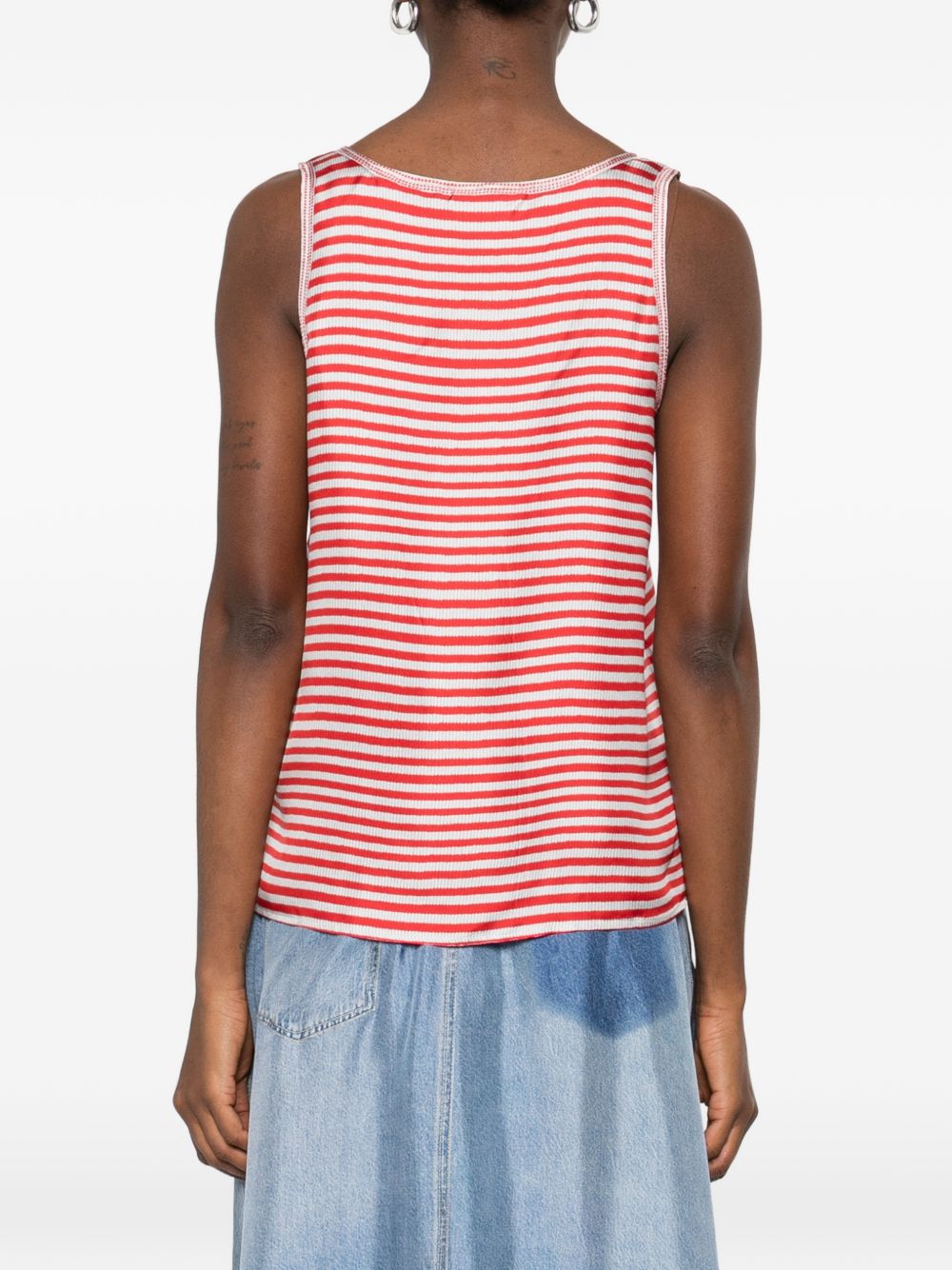 Pierre Louis Mascia Striped silk top – Silk 100% - view 4