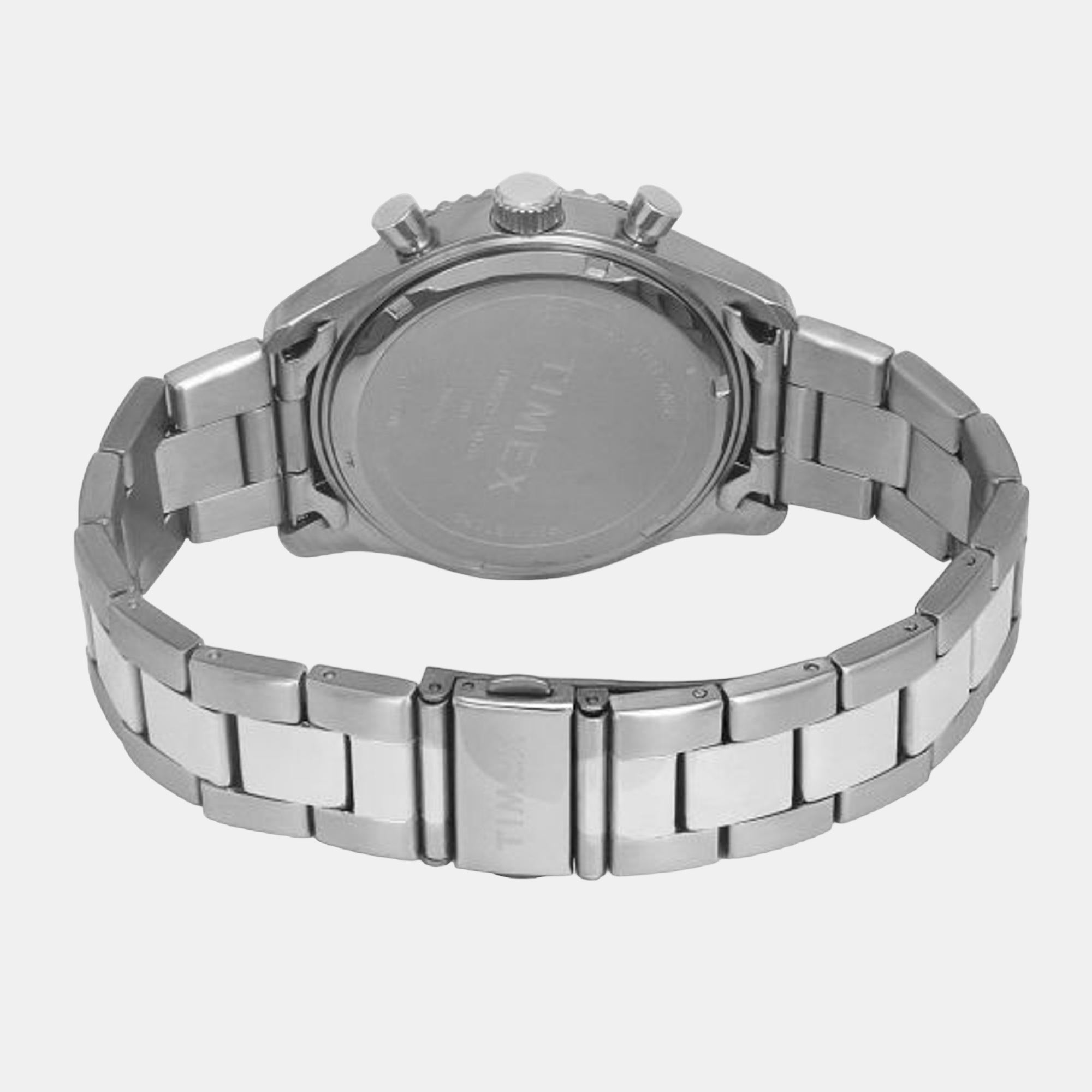 Timex E Class Men Quartz Black Dial Chronograph Stainless Steel Watch TWEG22200 - view 2
