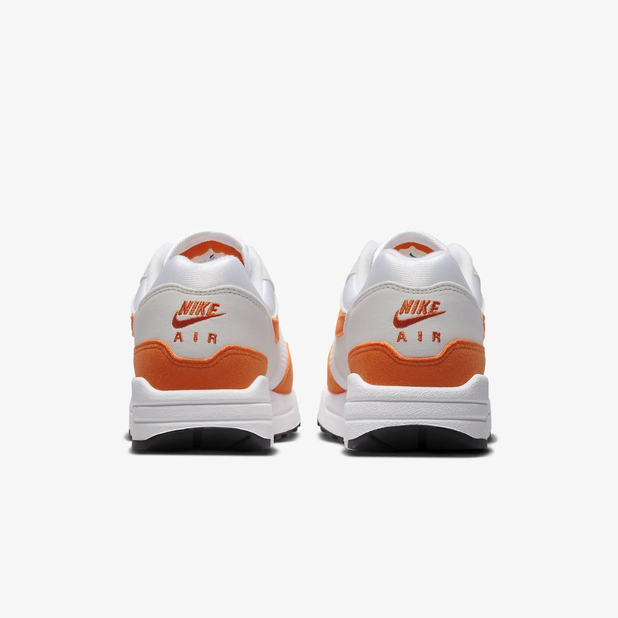 Nike | AIR MAX 1 { NEUTRAL GREY/SAFETY ORANGE-WHITE-BLACK - view 2