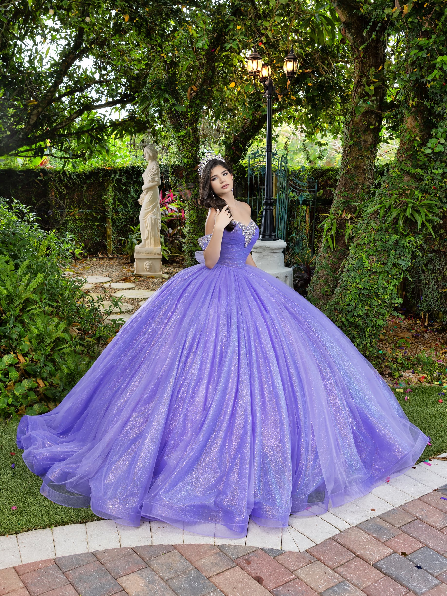 House of Wu Fiesta Gowns Tulle Sweetheart Ball Gown by LizLuo Fiesta 56537
