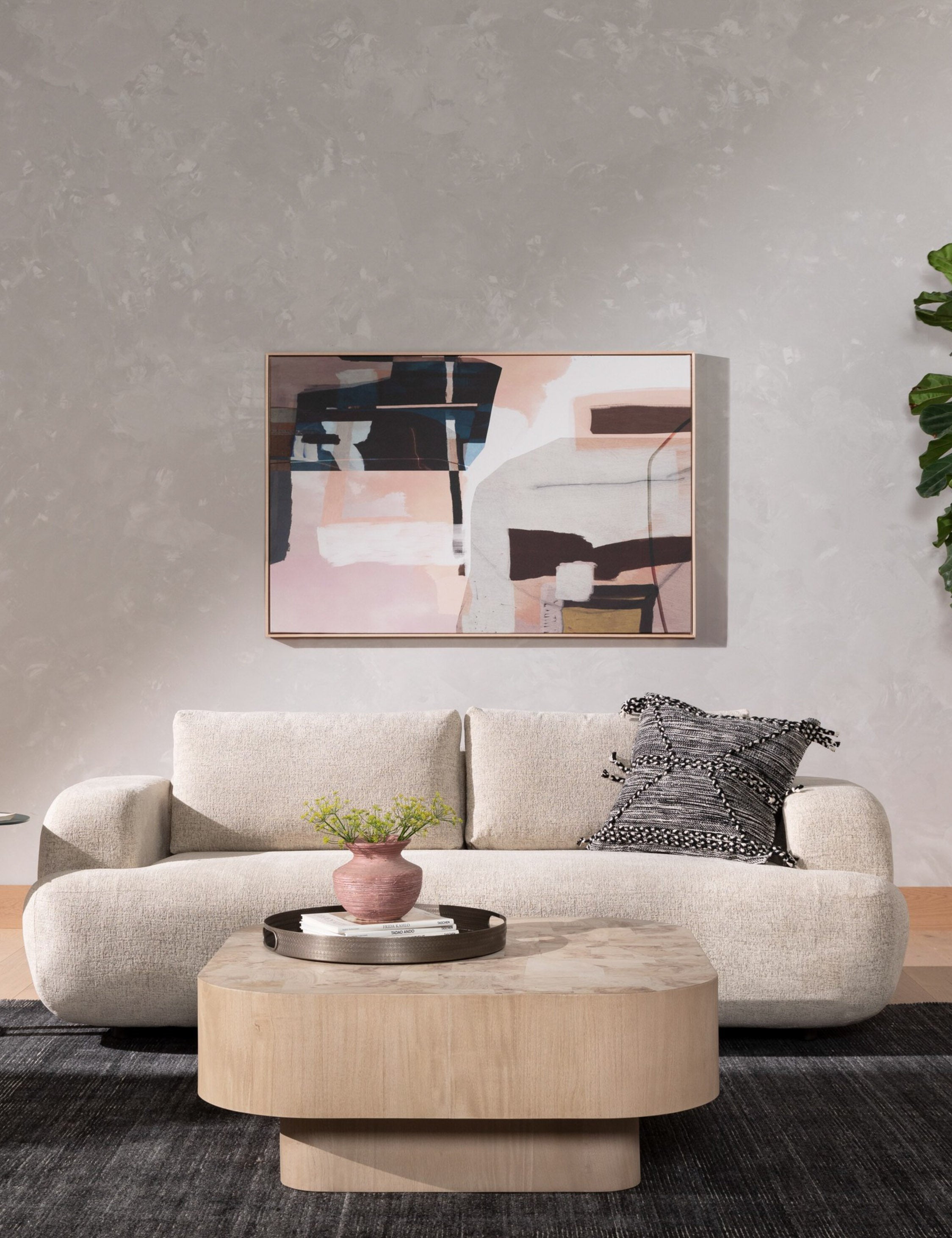 Lulu and Georgia Indigo Sofa – Natural - view 2