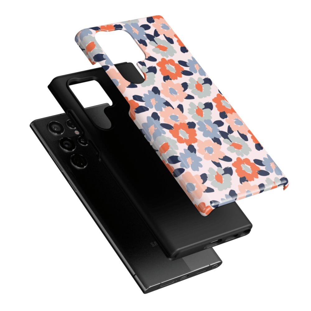Casetry Field of Flowers | Pastel Floral Samsung Case - view 21