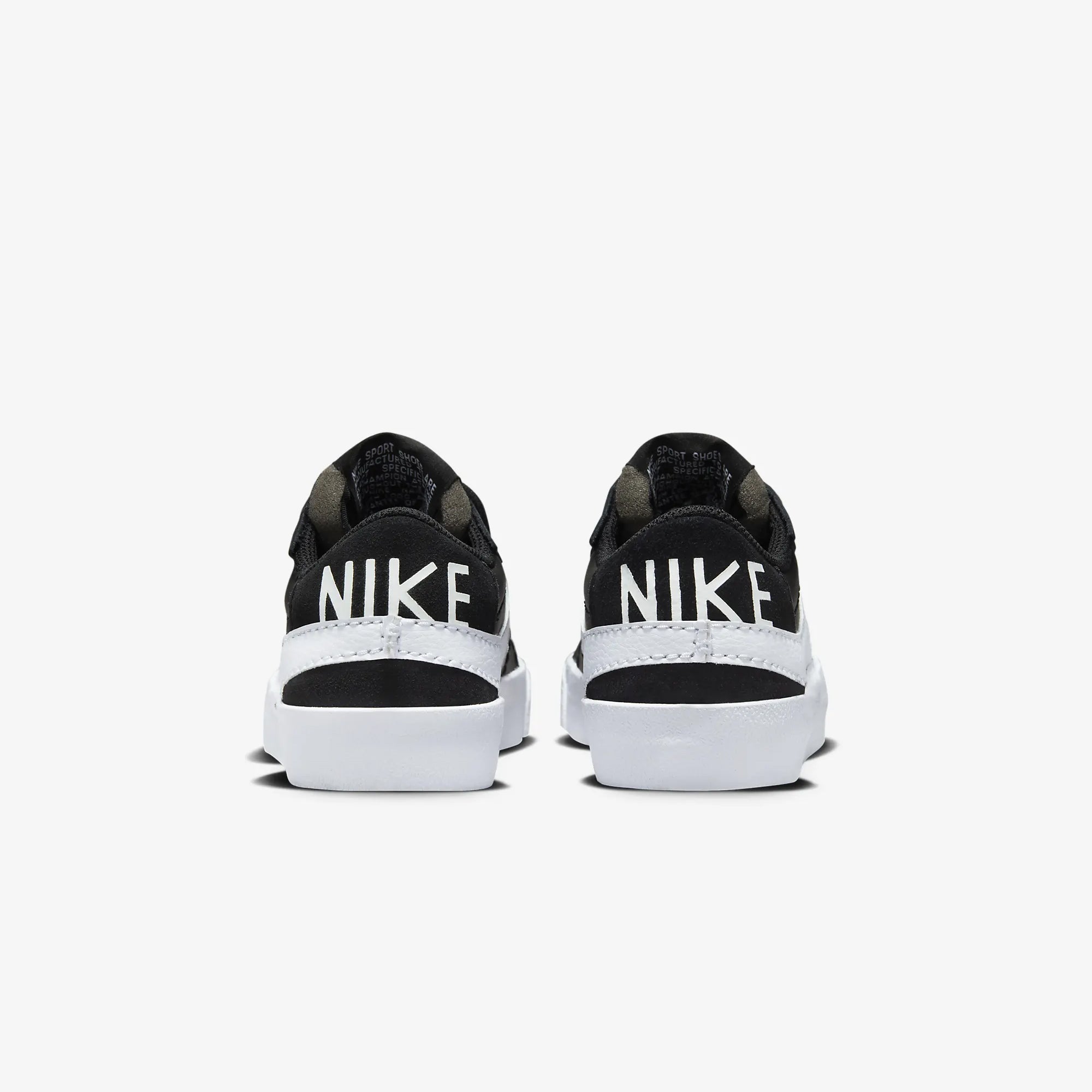 Nike | BLAZER LOW '77 JUMBO { BLACK/WHITE-BLACK-TEAM ORANGE - view 2