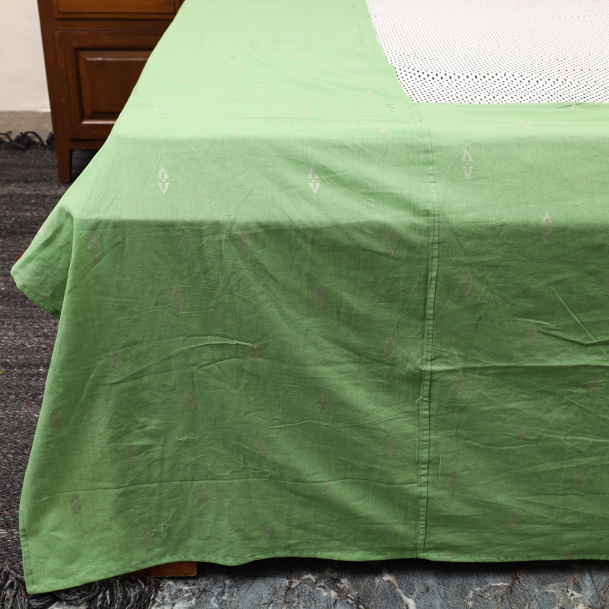 SOUTH KARGHA Patchwork Cotton Double Jacquard Bedsheet Set 12 - view 4