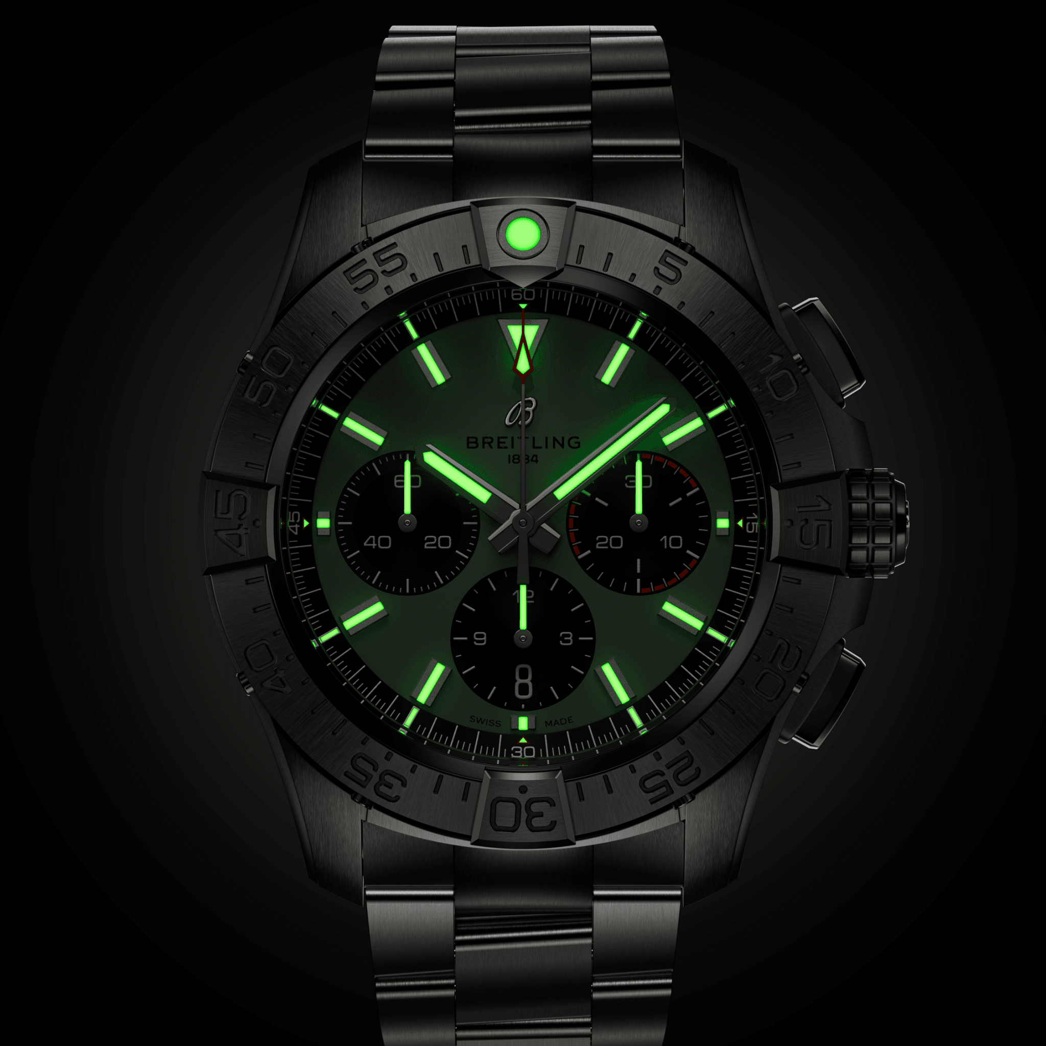 Breitling Avenger B01 Chronograph Green Dial Men 44mm - view 6