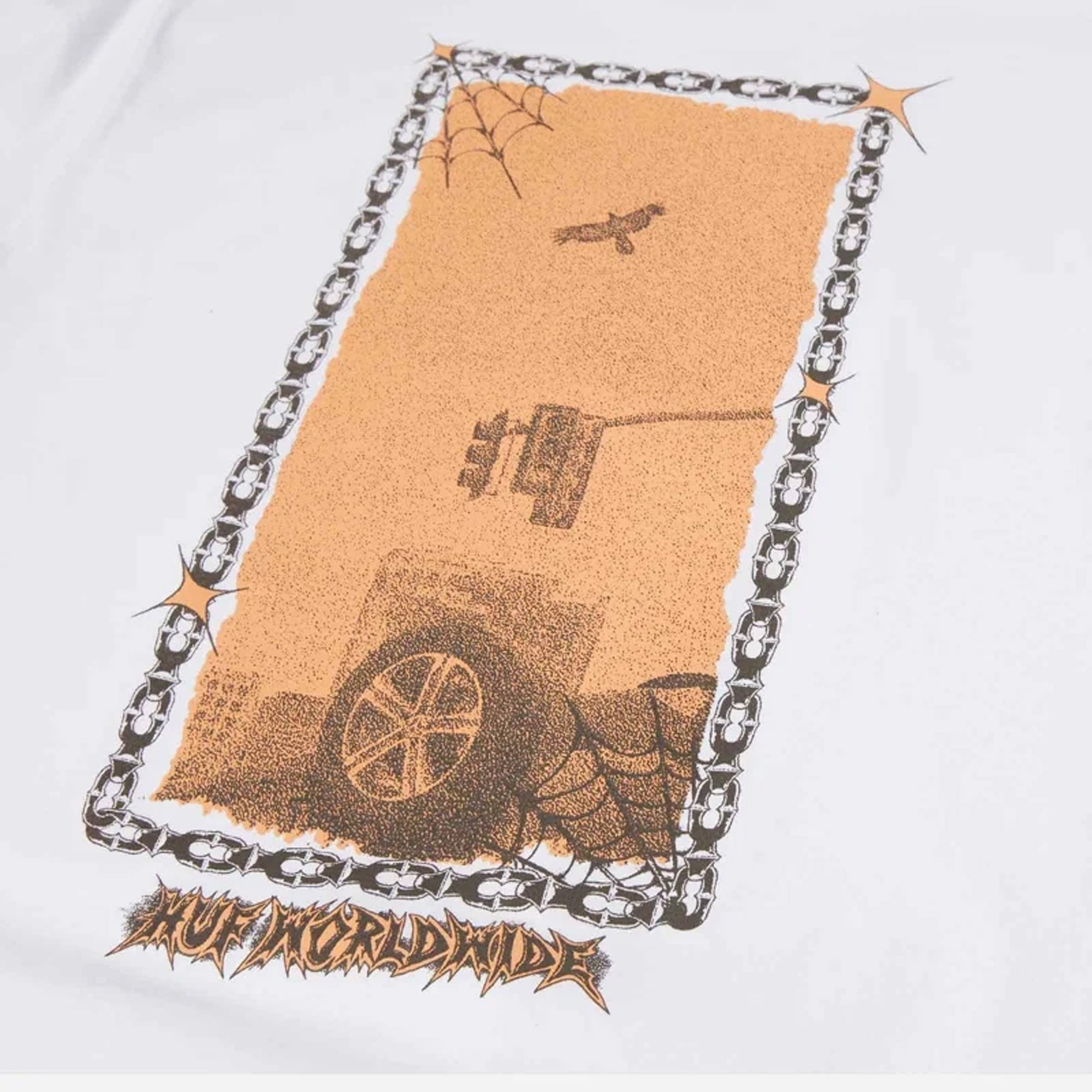 Huf | Car Club T-shirt { White - view 4